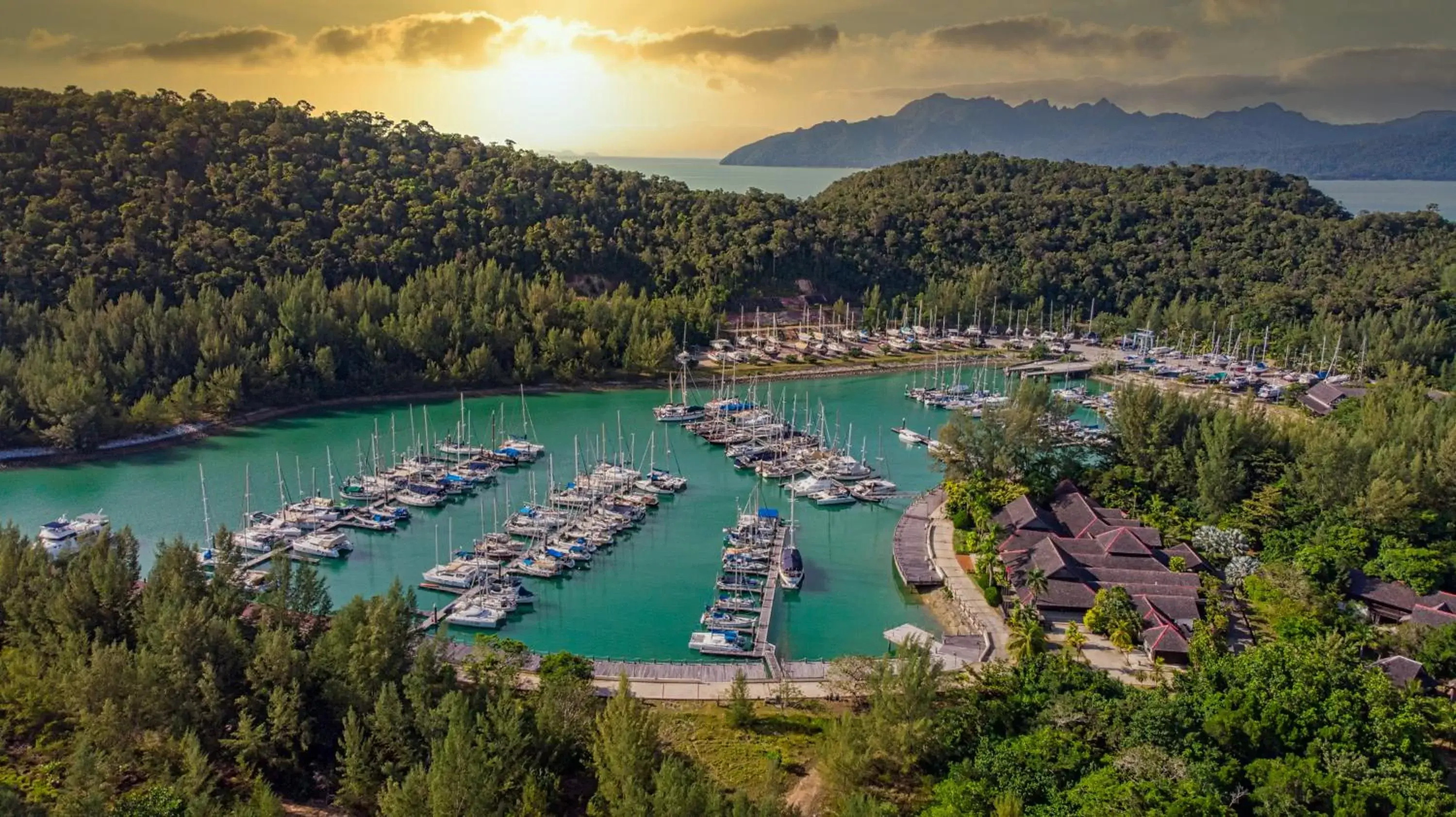 Property building, Bird's-eye View in Rebak Island Resort & Marina, Langkawi