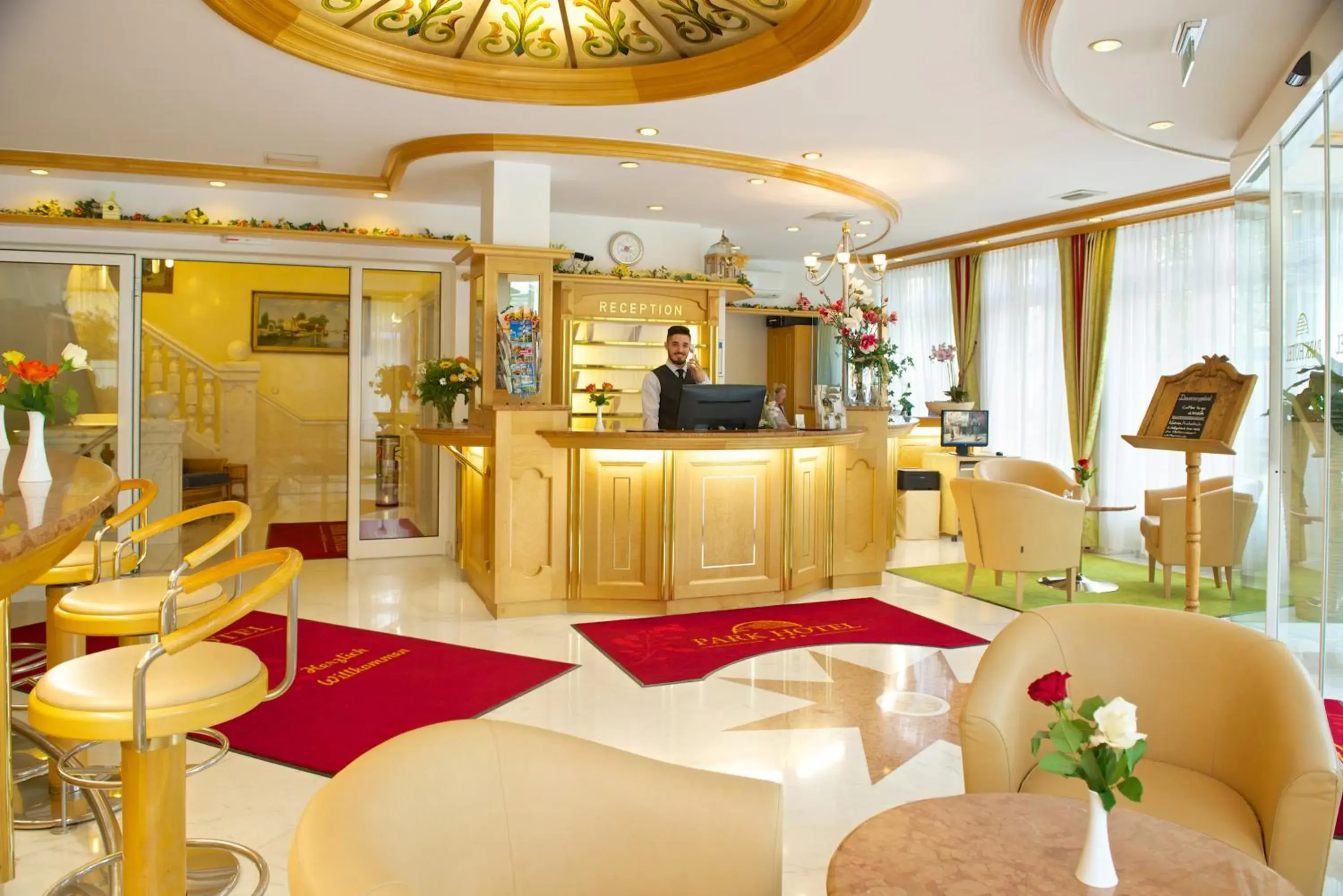 Lobby or reception in Park Hotel Laim Lobby or reception in Park Hotel Laim
