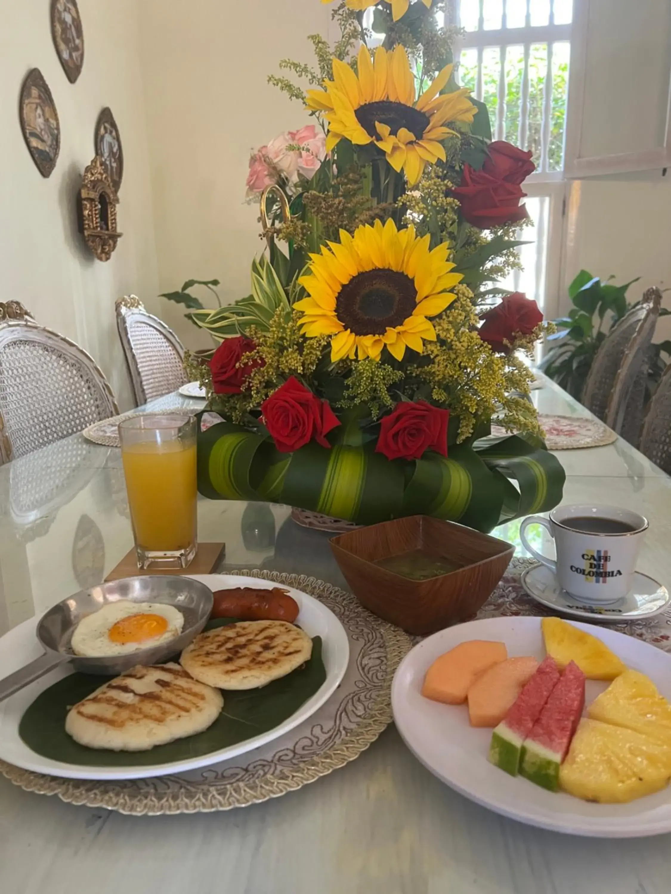 Breakfast in Hotel Boutique Castillo Ines Maria