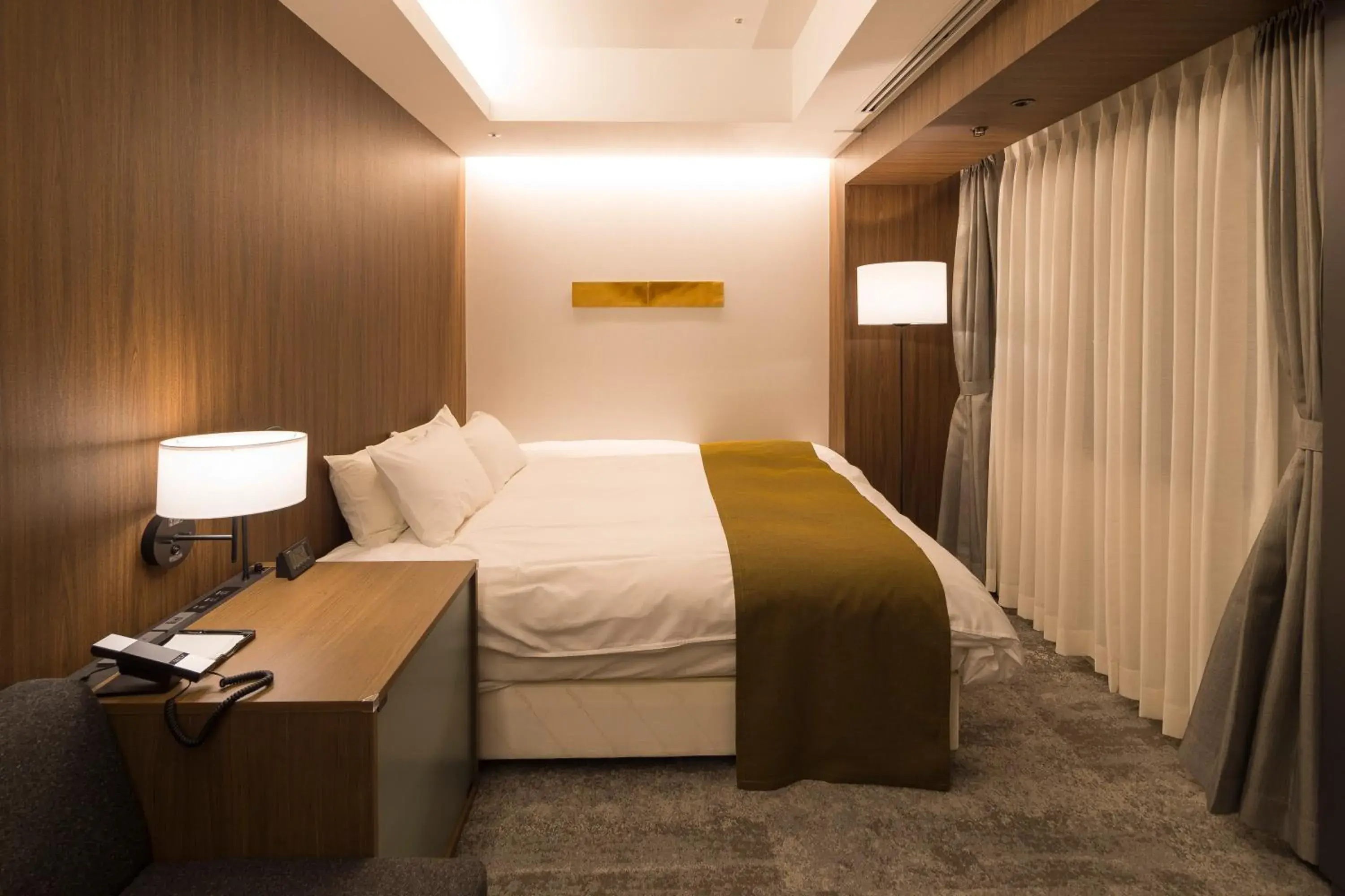 Bed in Hotel Granbinario Komatsu