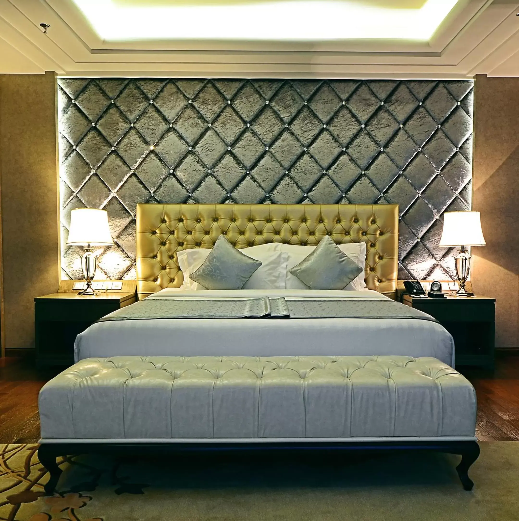 Bed in Fleuve Congo Hotel By Blazon Hotels