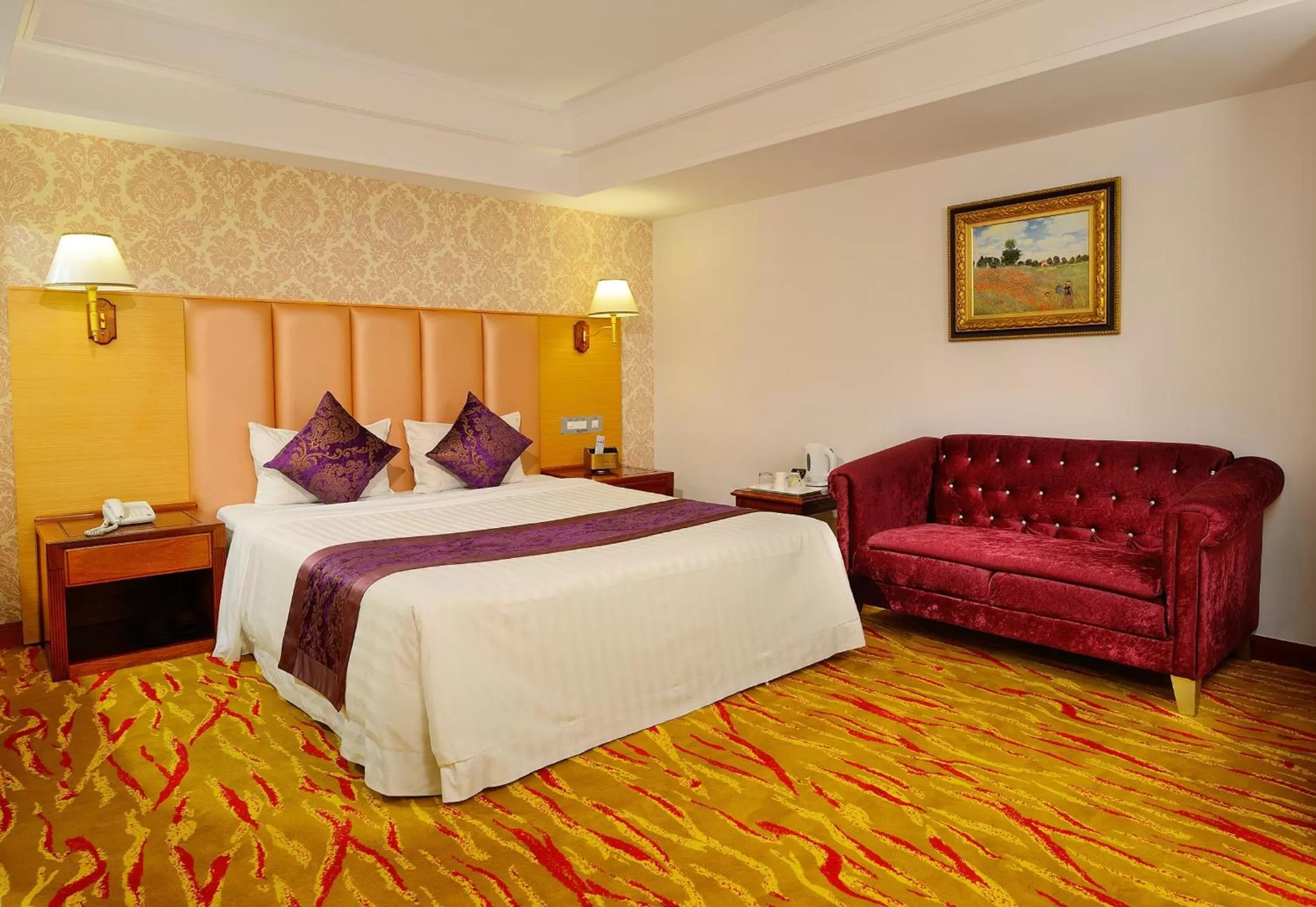 Photo of the whole room, Bed in Chyuan Du Spring Resort