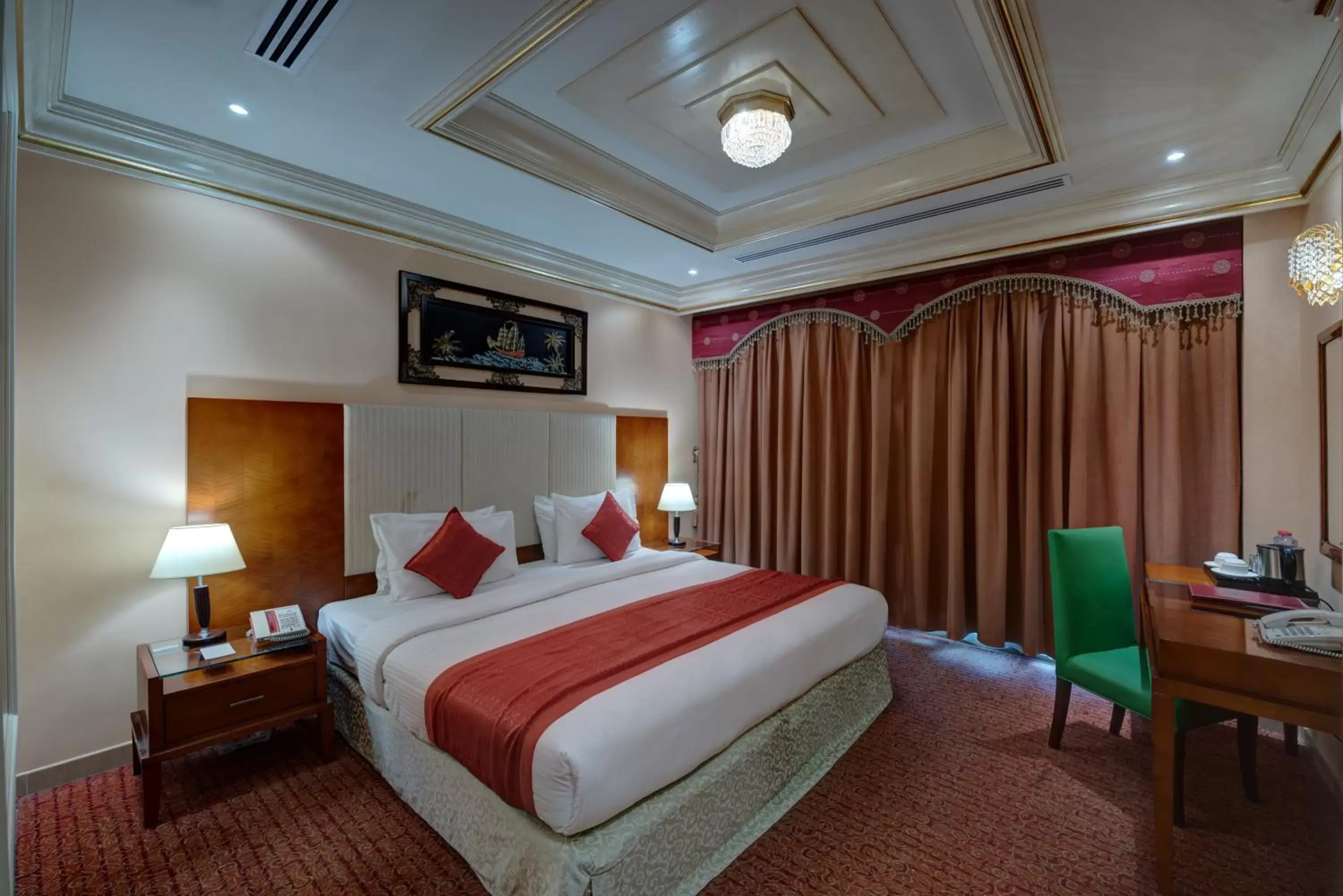 Bedroom, Bed in Sahara Beach Resort & Spa