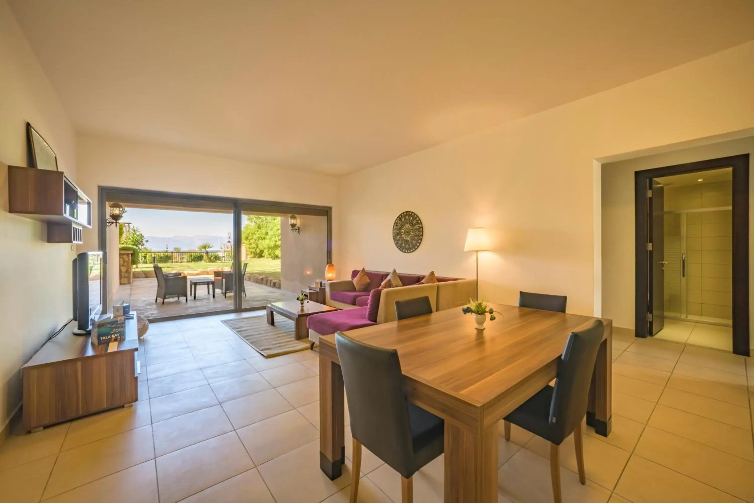 Living room, Dining Area in Tala Bay Residence