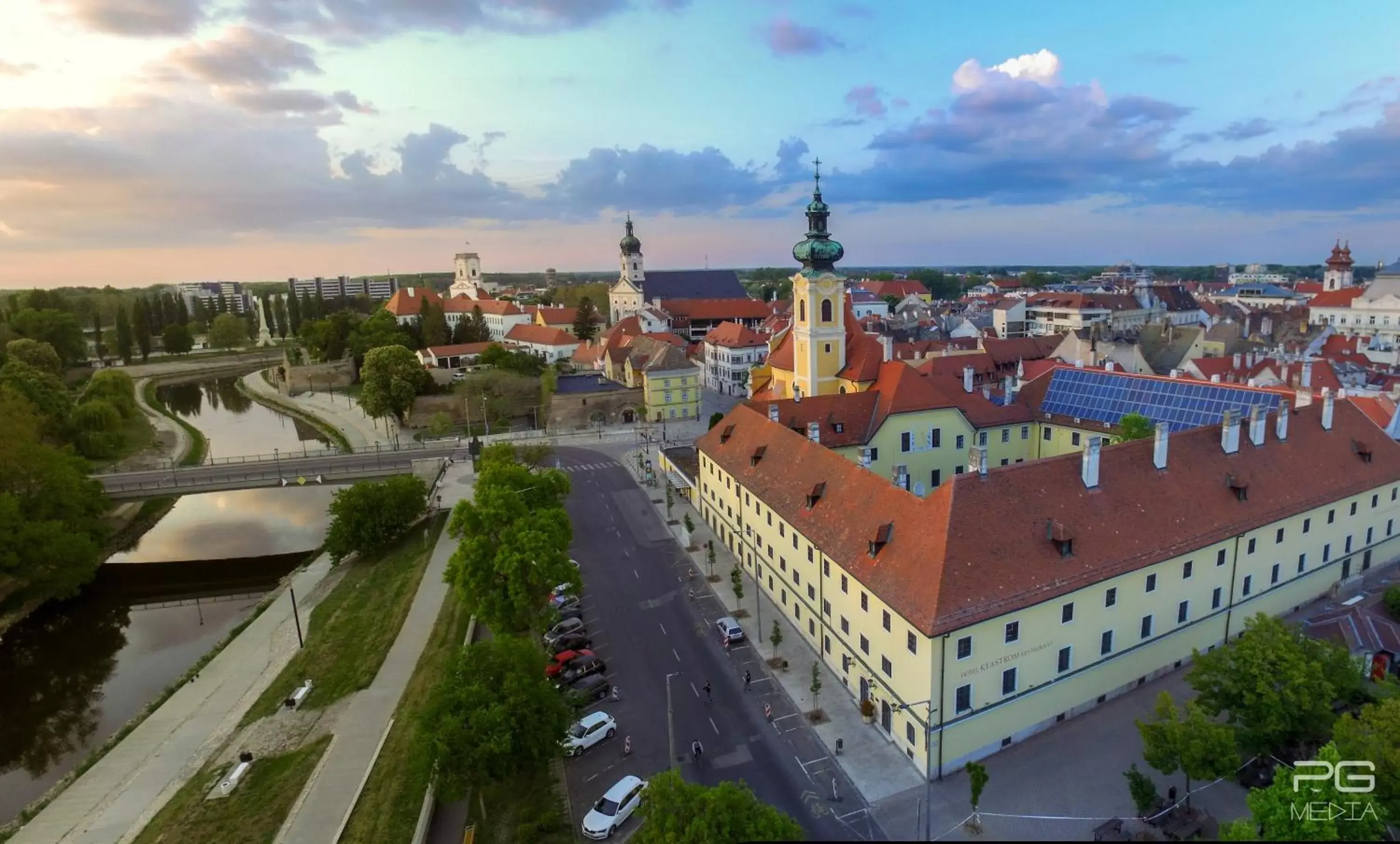 Bird's eye view in Hotel Klastrom