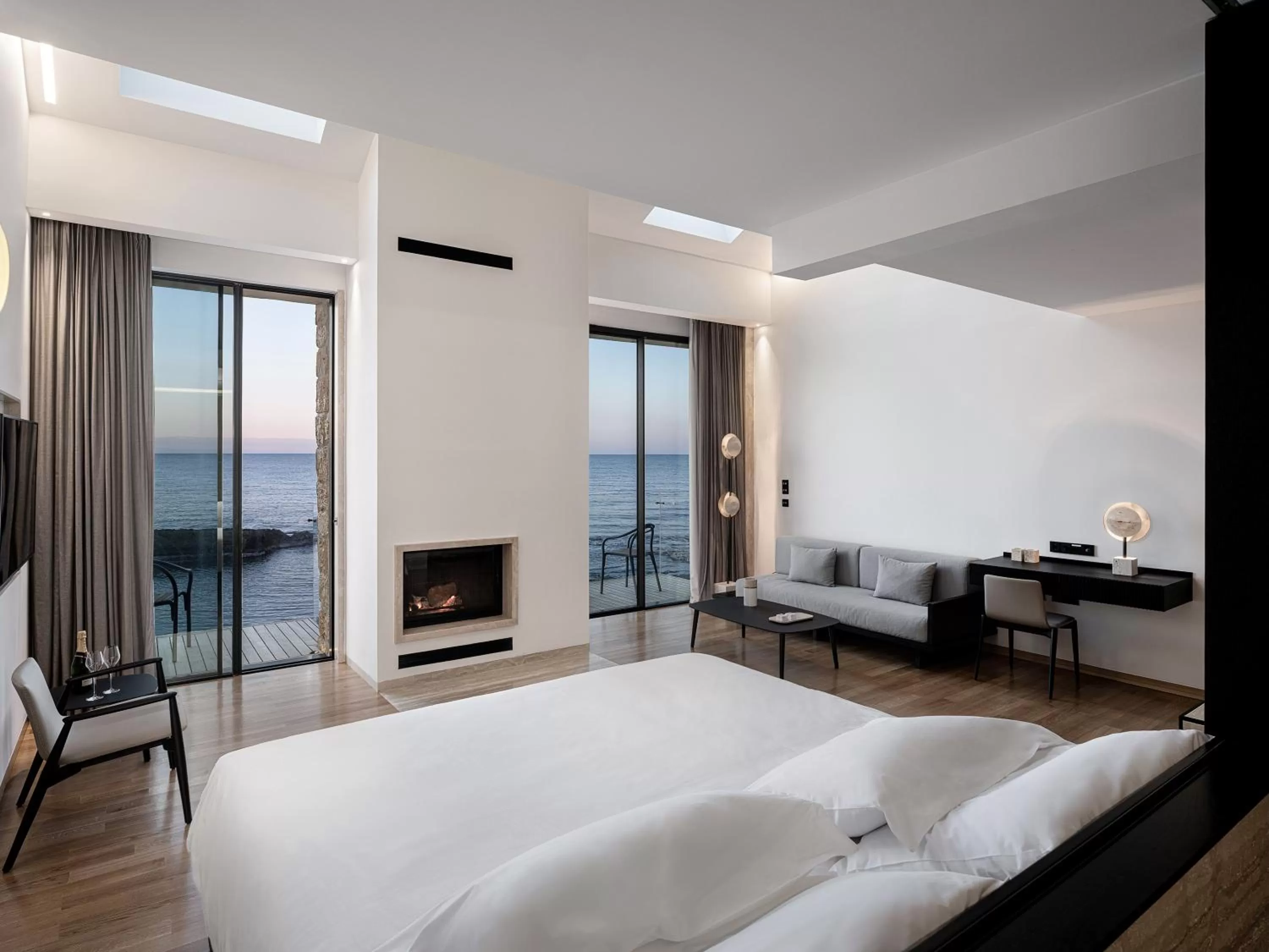 Sea view, Bed in The Tanneries Hotel & Spa - a Member of Design Hotels