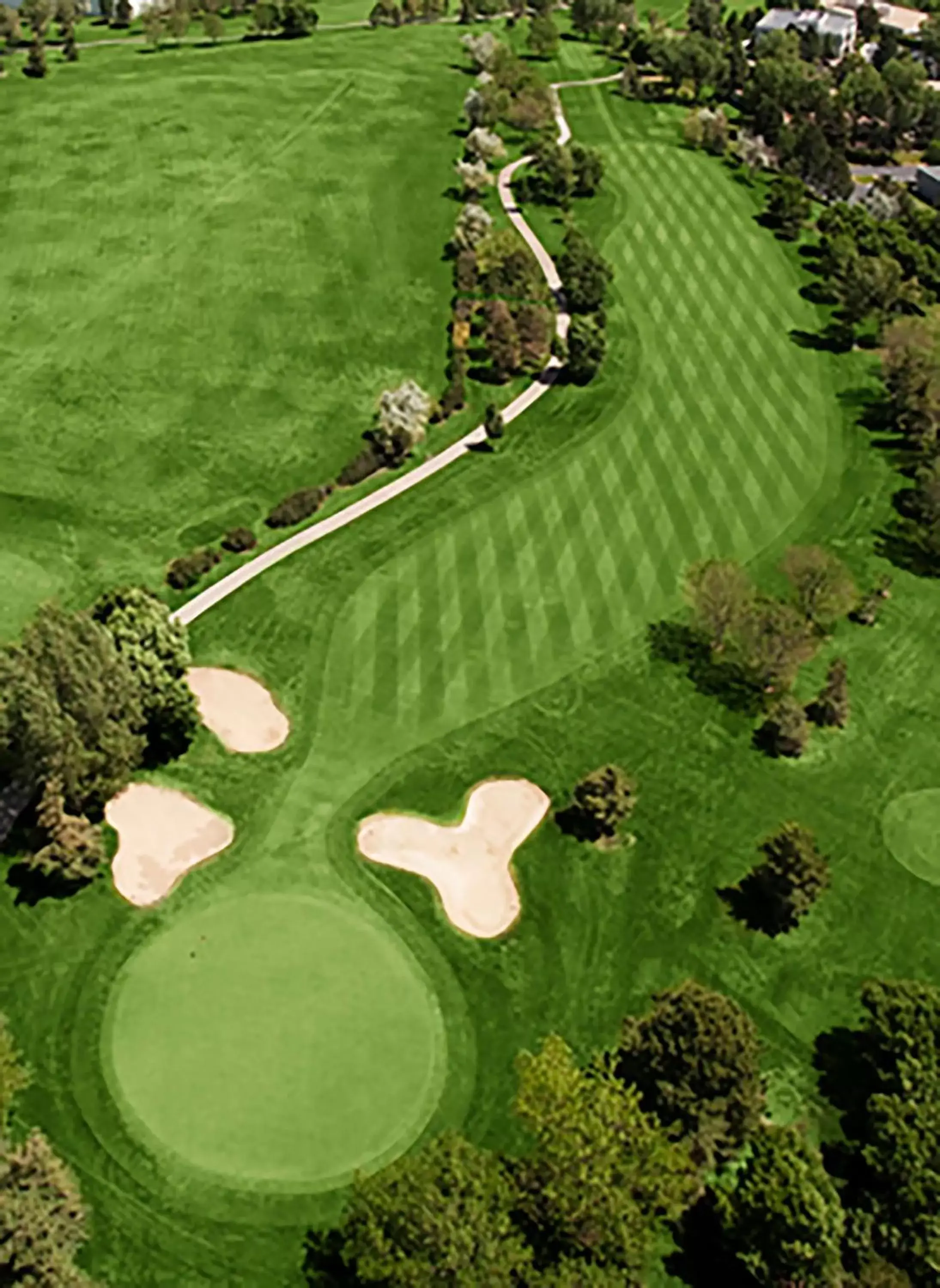 Golfcourse, Bird's-eye View in The Inverness Denver, a Hilton Golf & Spa Resort