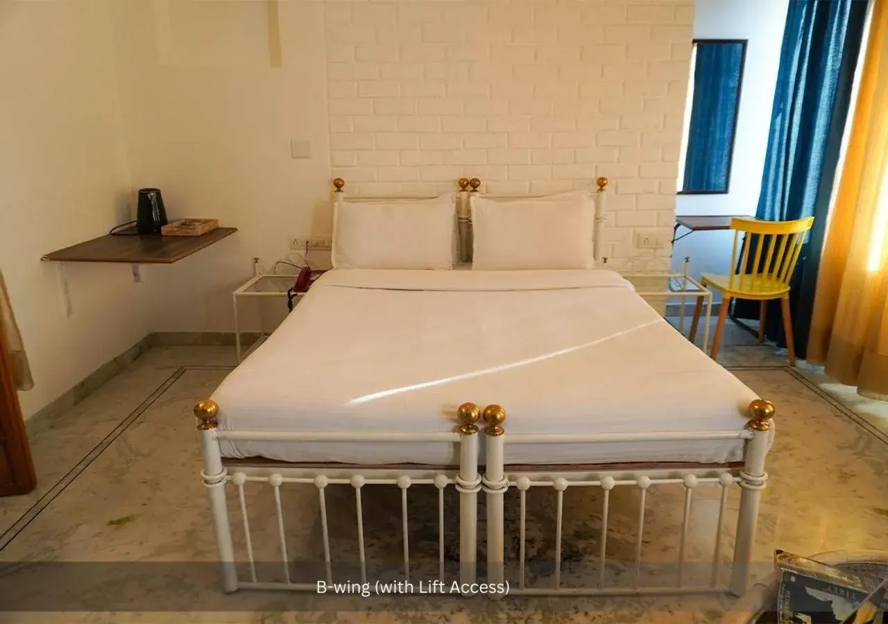 Bed in Moustache Hostel Udaipur