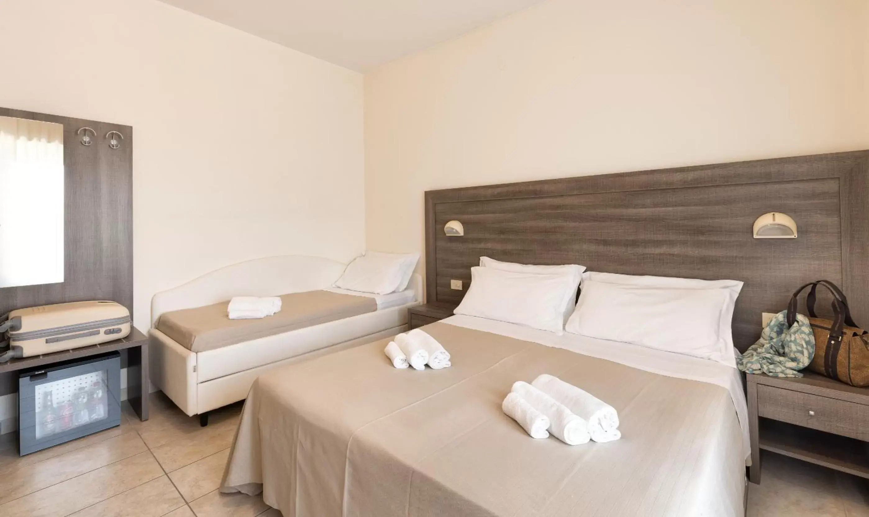 Bedroom, Bed in Hotel Edelweiss Riccione