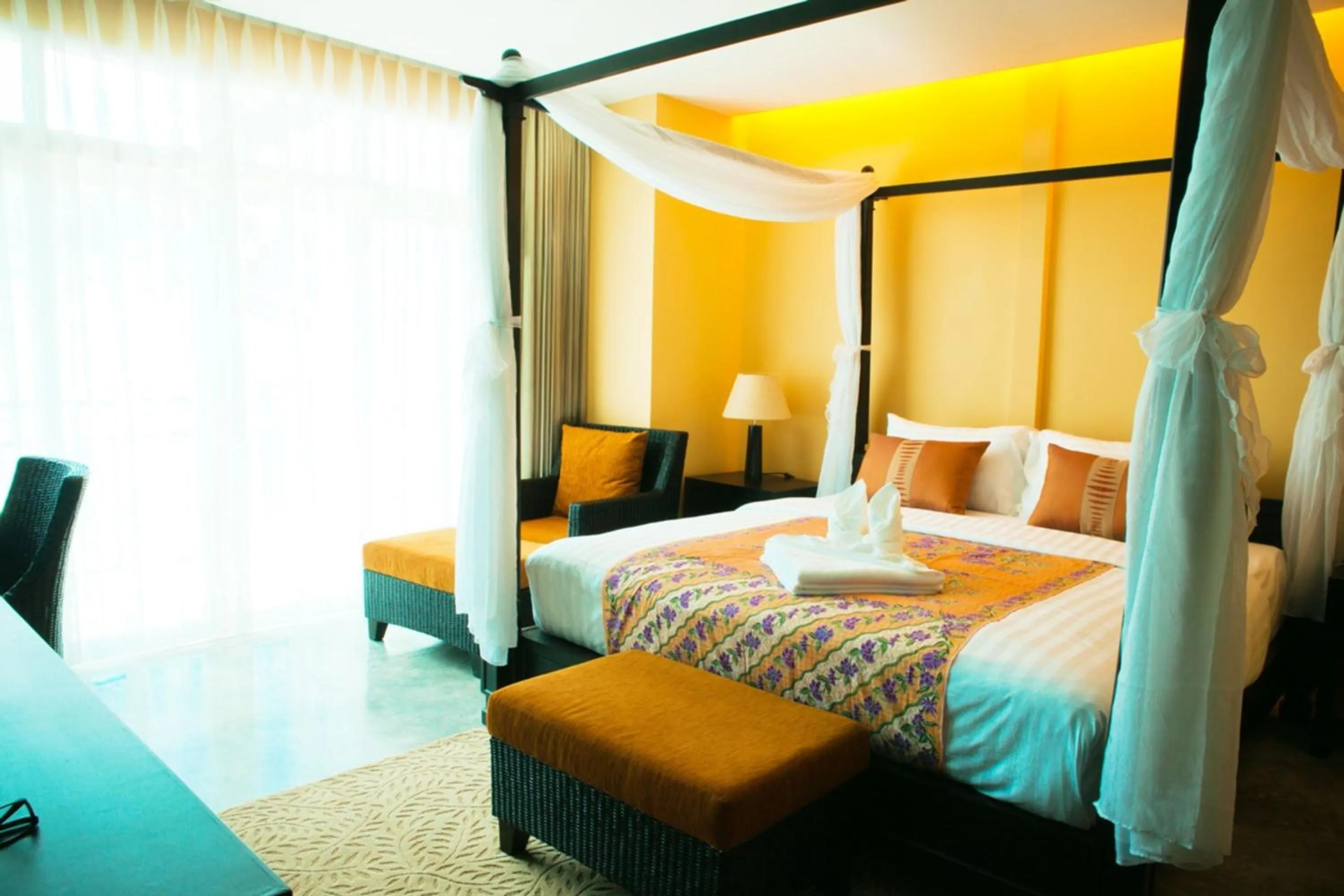 Bedroom, Bed in Baan PhuAnda Phuket