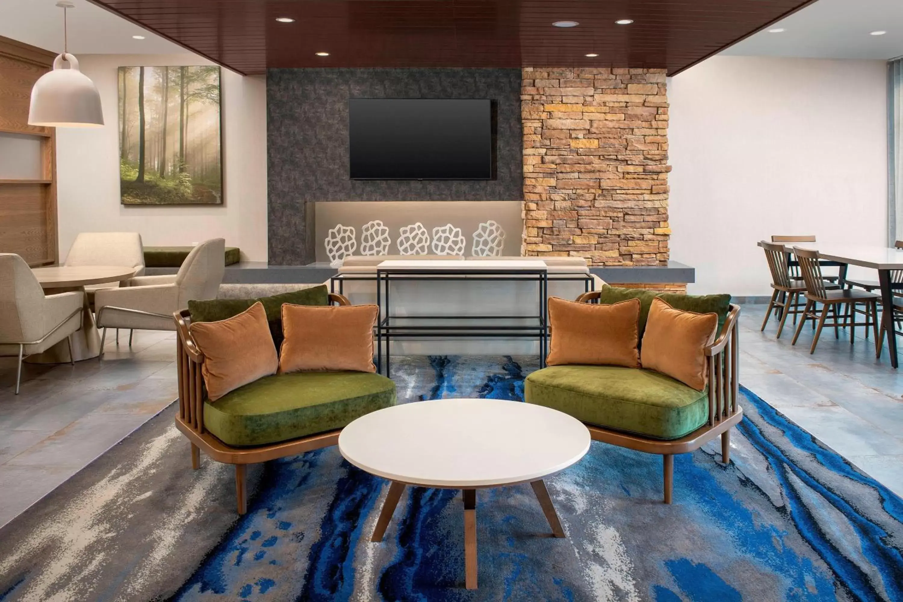 Lobby or reception, Seating Area in Fairfield Inn & Suites by Marriott New Orleans Metairie