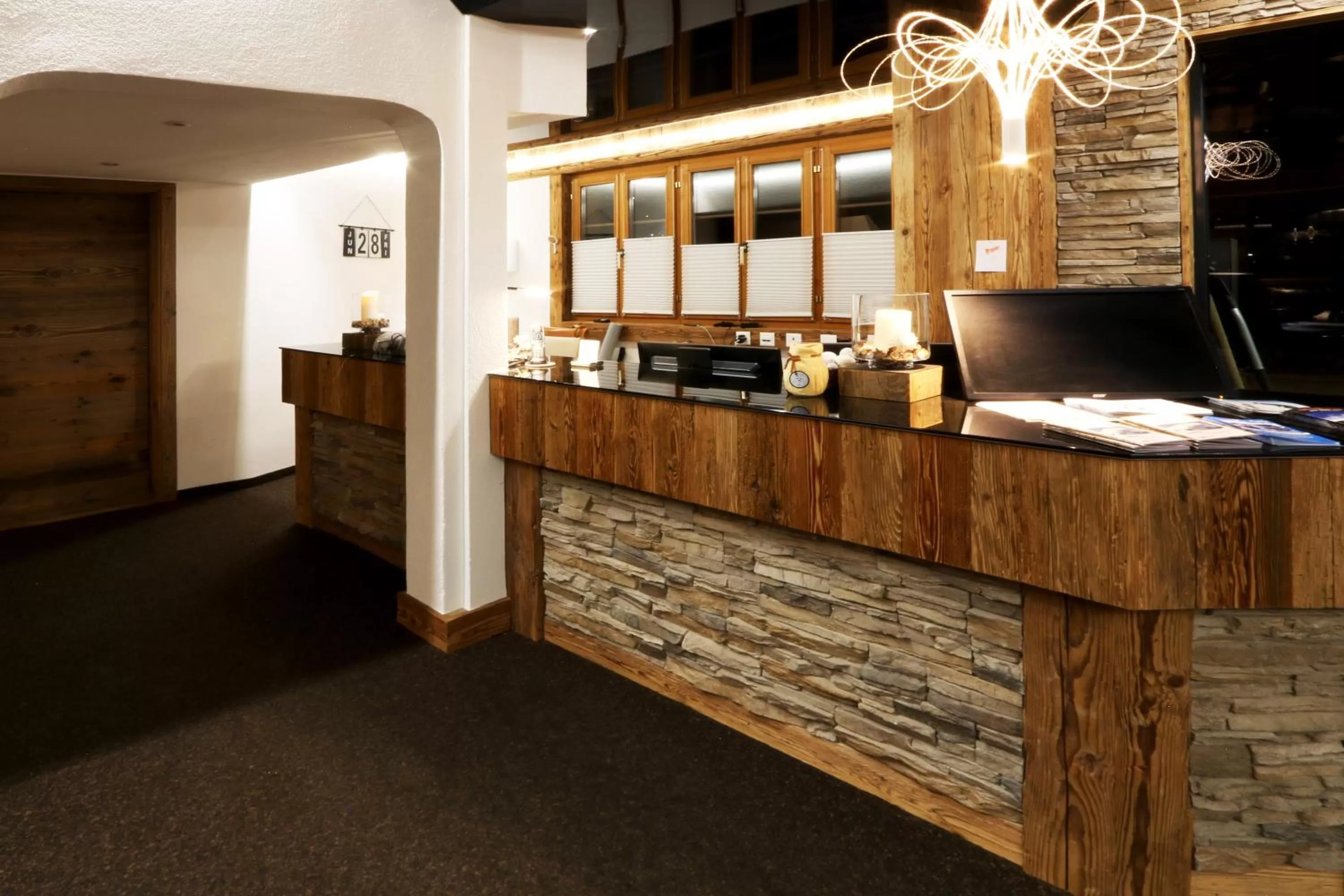 Lobby or reception in Amber Ski-in/out Hotel & Spa