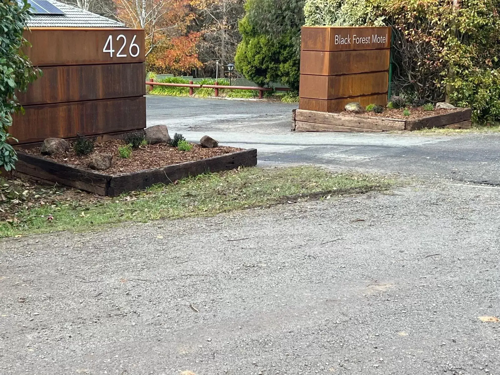 Property building in Black Forest Motel Property building in Black Forest Motel