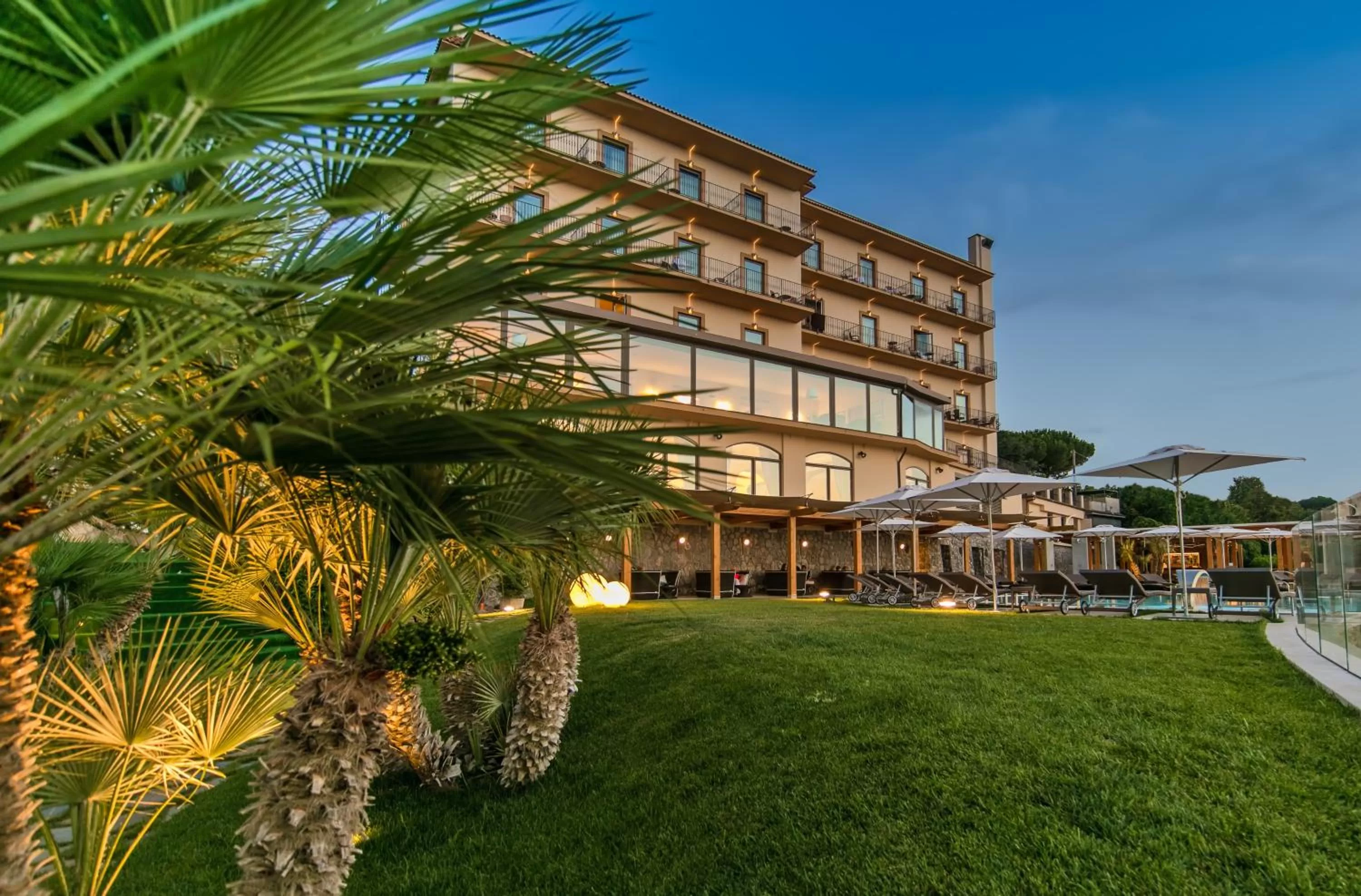 Property building in Grand Hotel Due Golfi