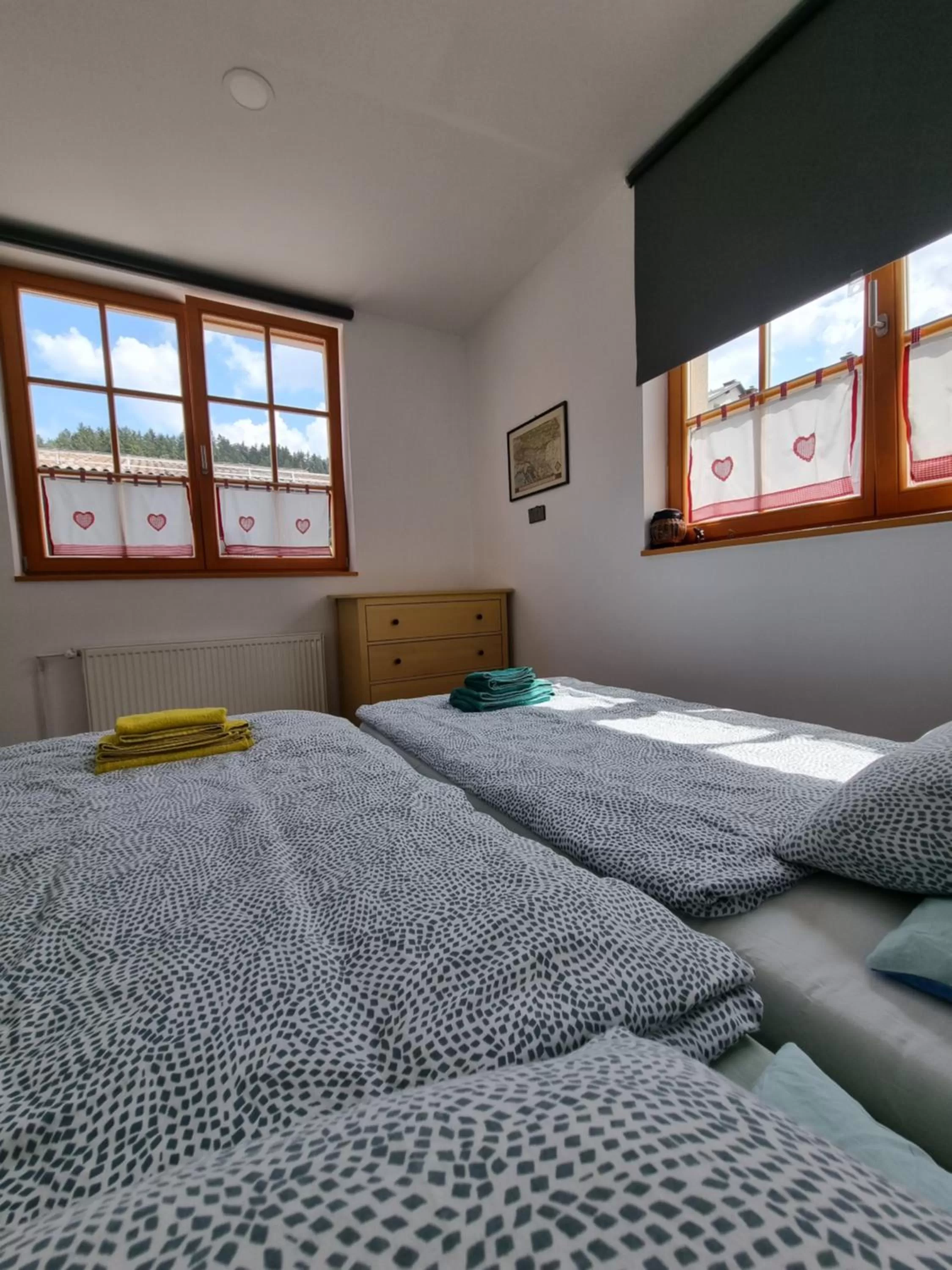 Bed in BikeSki family hotel, b&b, apartaments, rooms