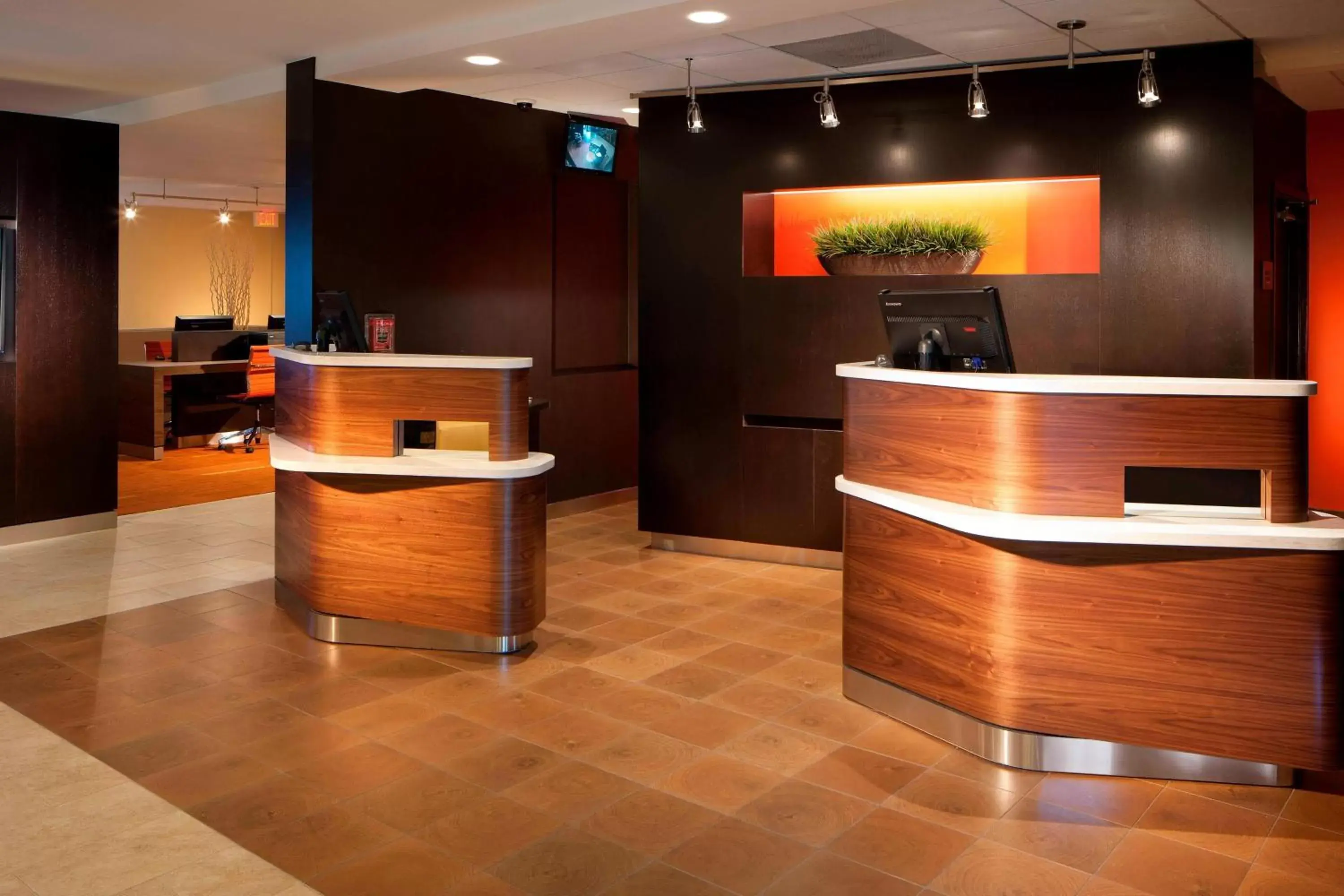 Lobby or reception, Lobby/Reception in Courtyard by Marriott Fort Lauderdale Plantation
