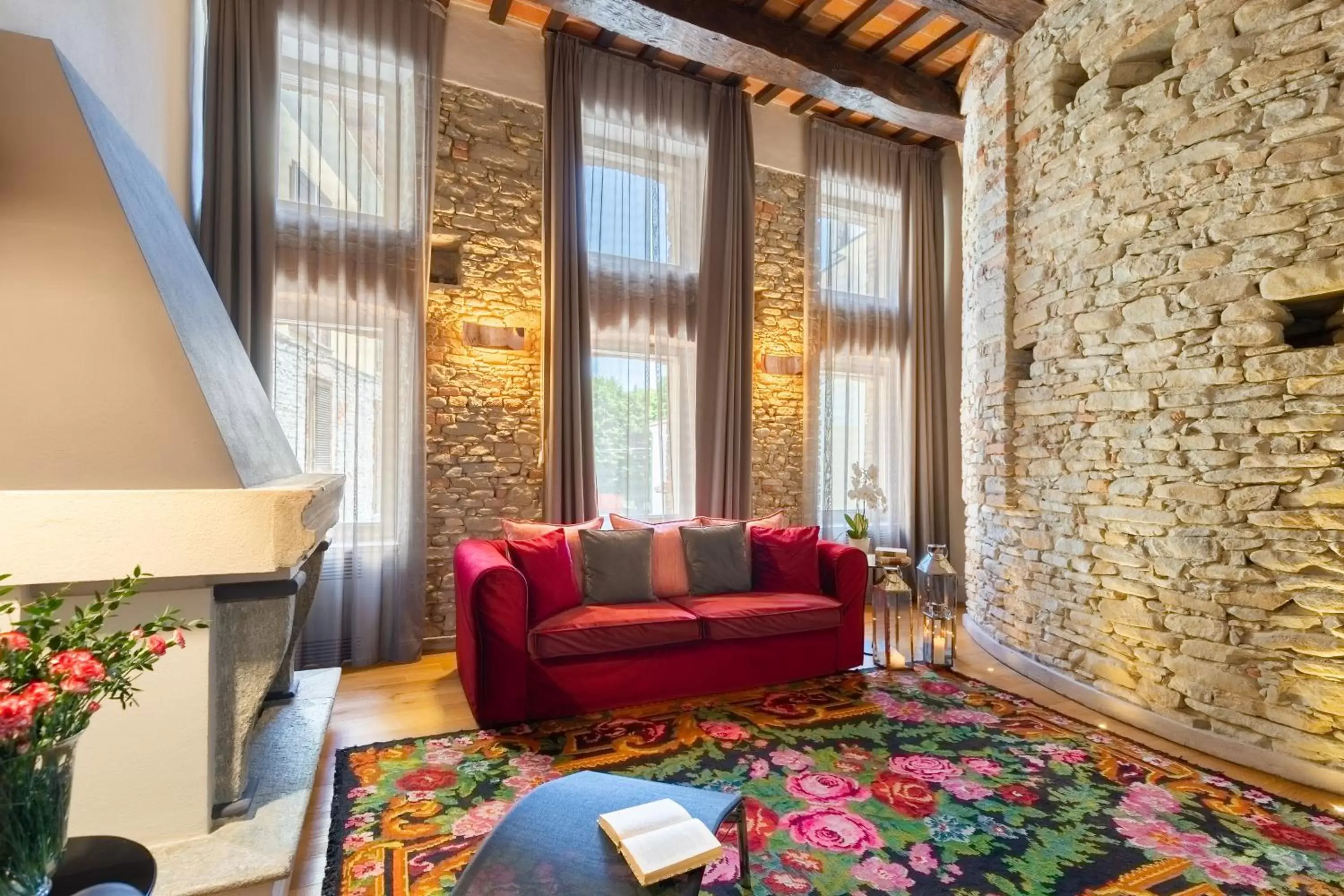 Living room, Seating Area in Relais Villa del Borgo