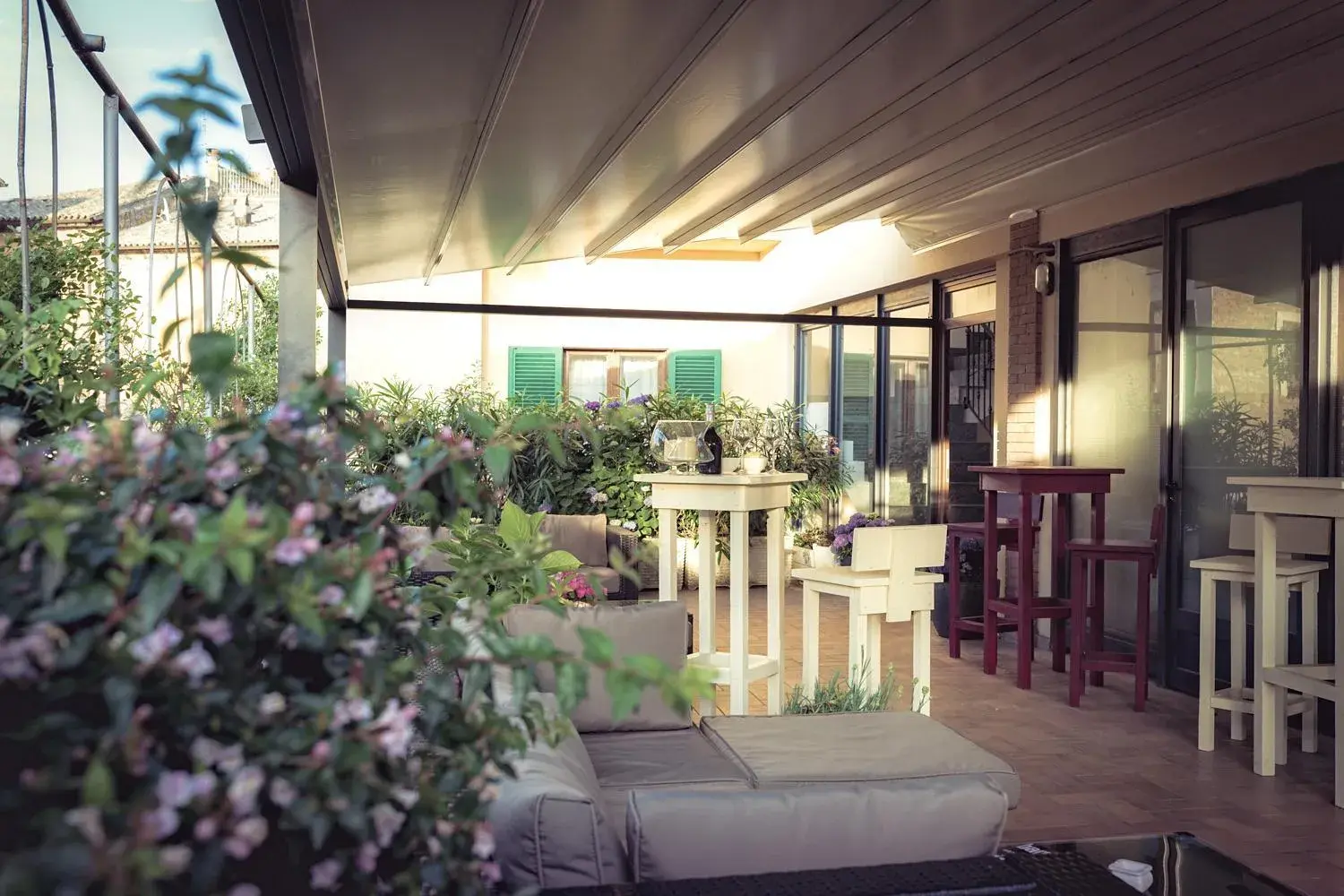 Balcony/Terrace in Grand Hotel Italia