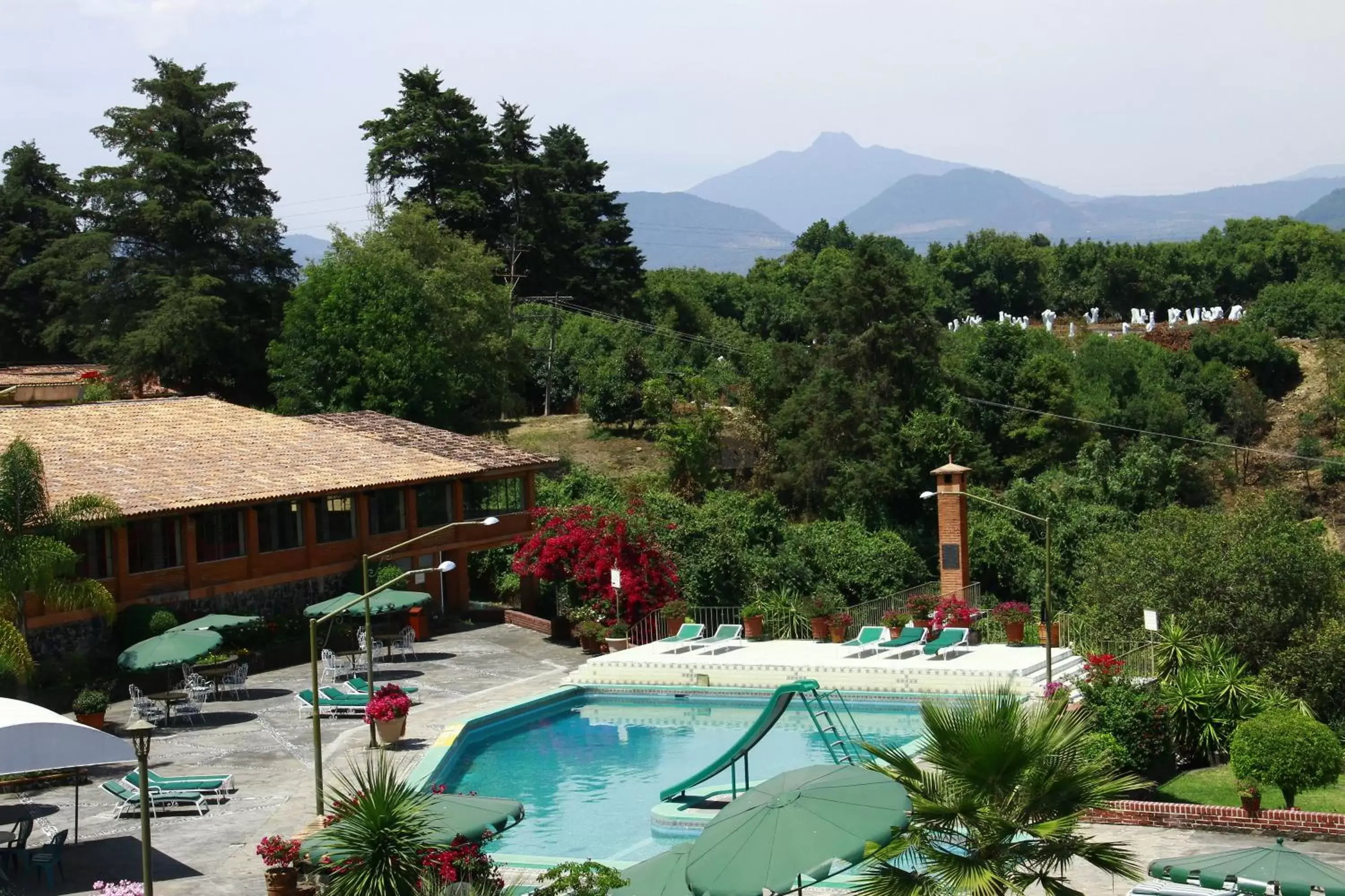 Pool View in Hotel Pie de la Sierra