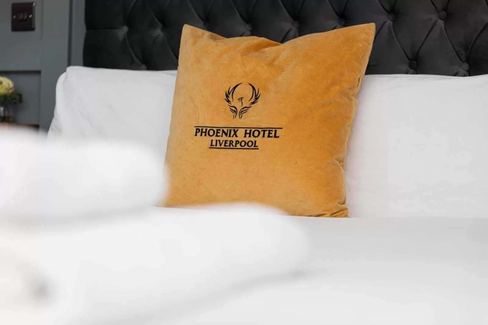 Bed in Phoenix Hotel Liverpool