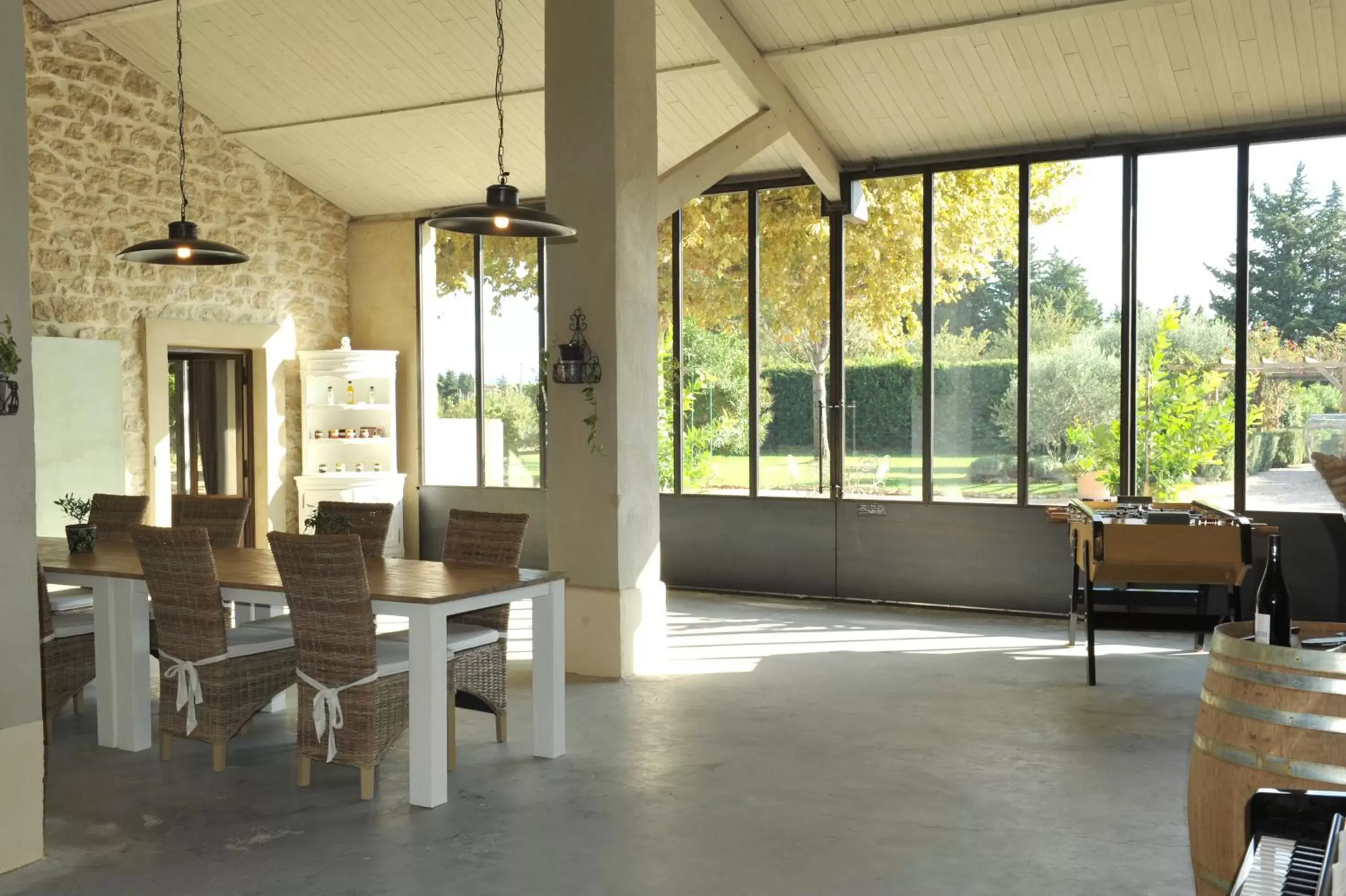 Dining area in Le Mas Terre des Anges