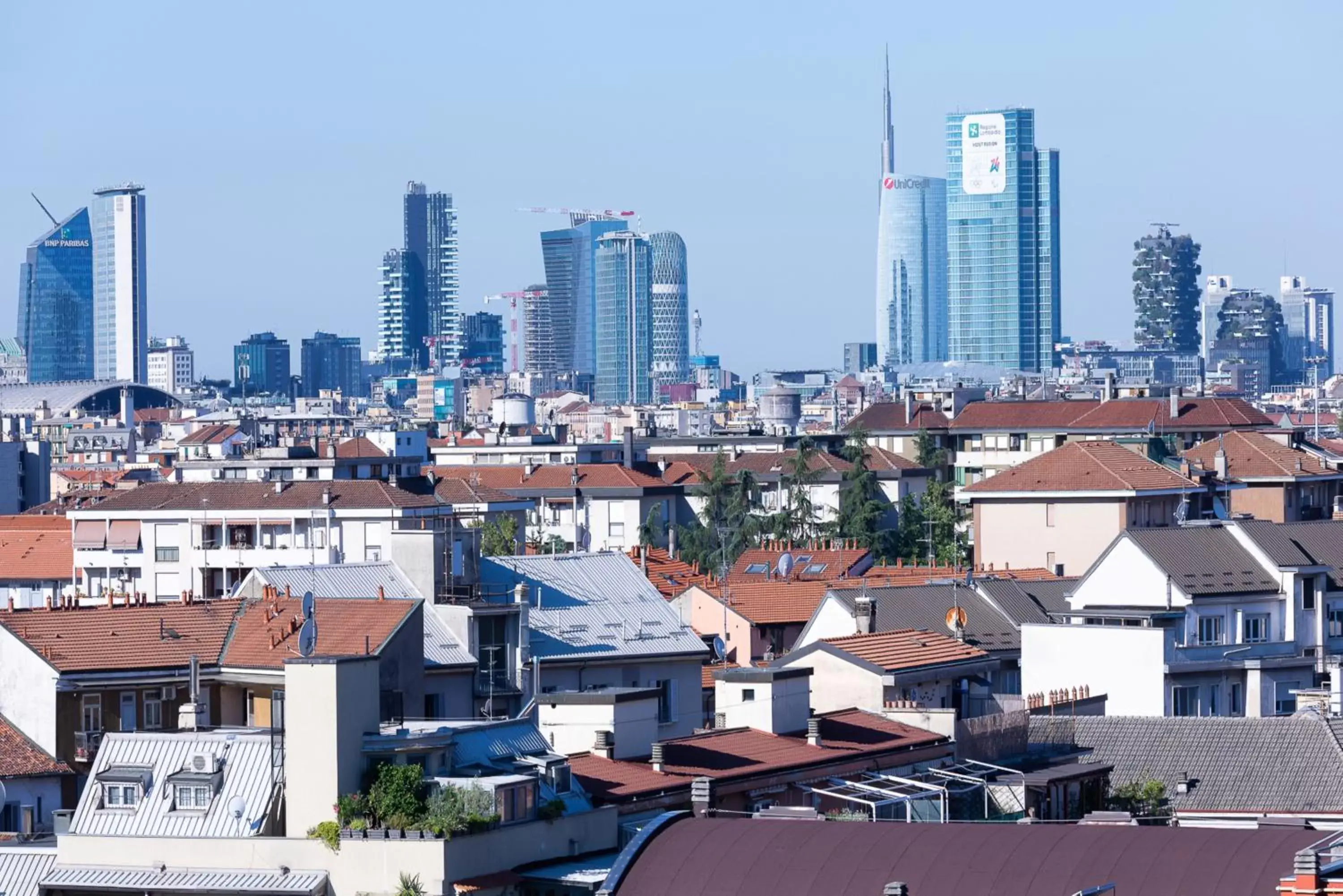 City view in Ramada Plaza Milano