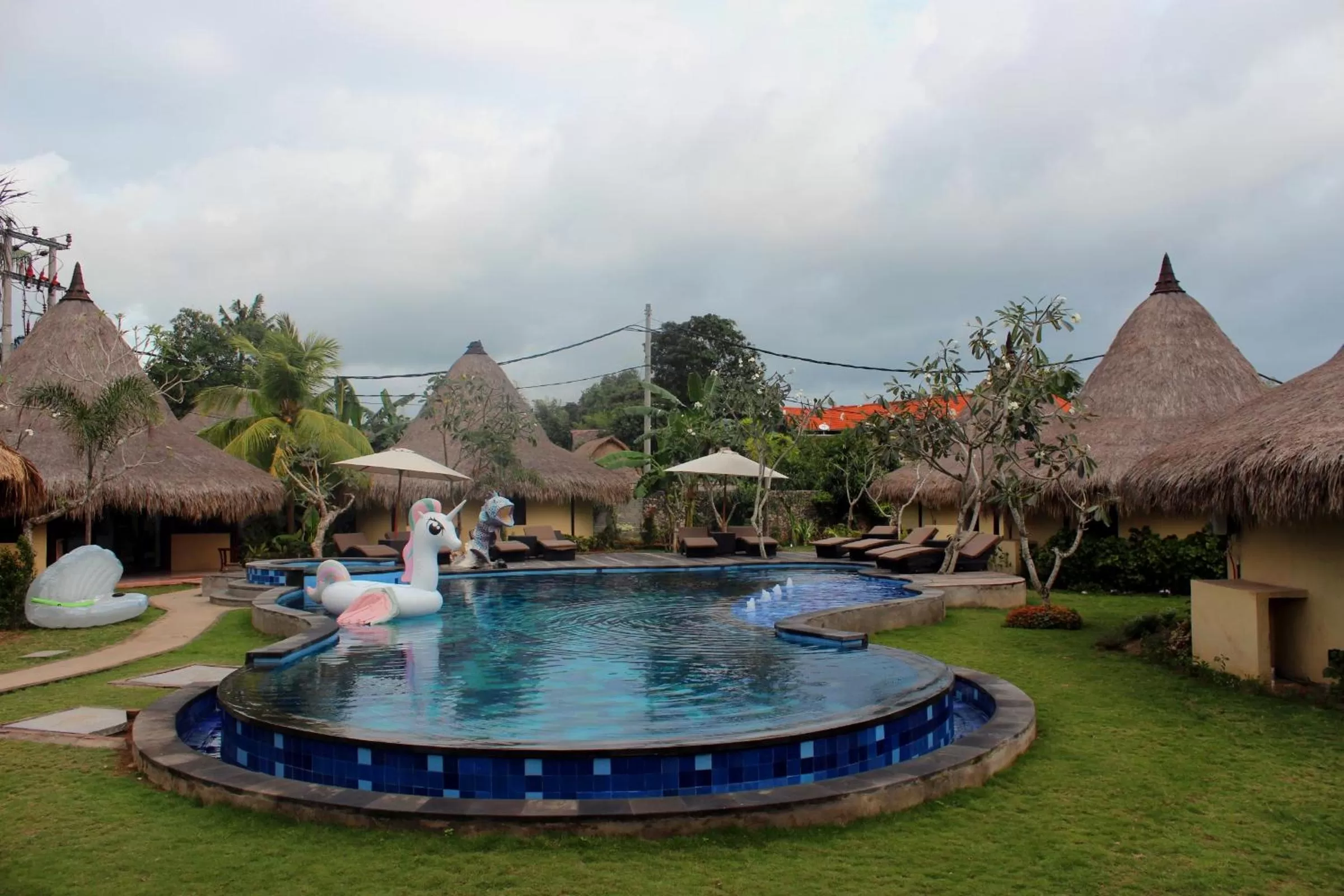 Swimming pool in Sanghyang Bay Villas