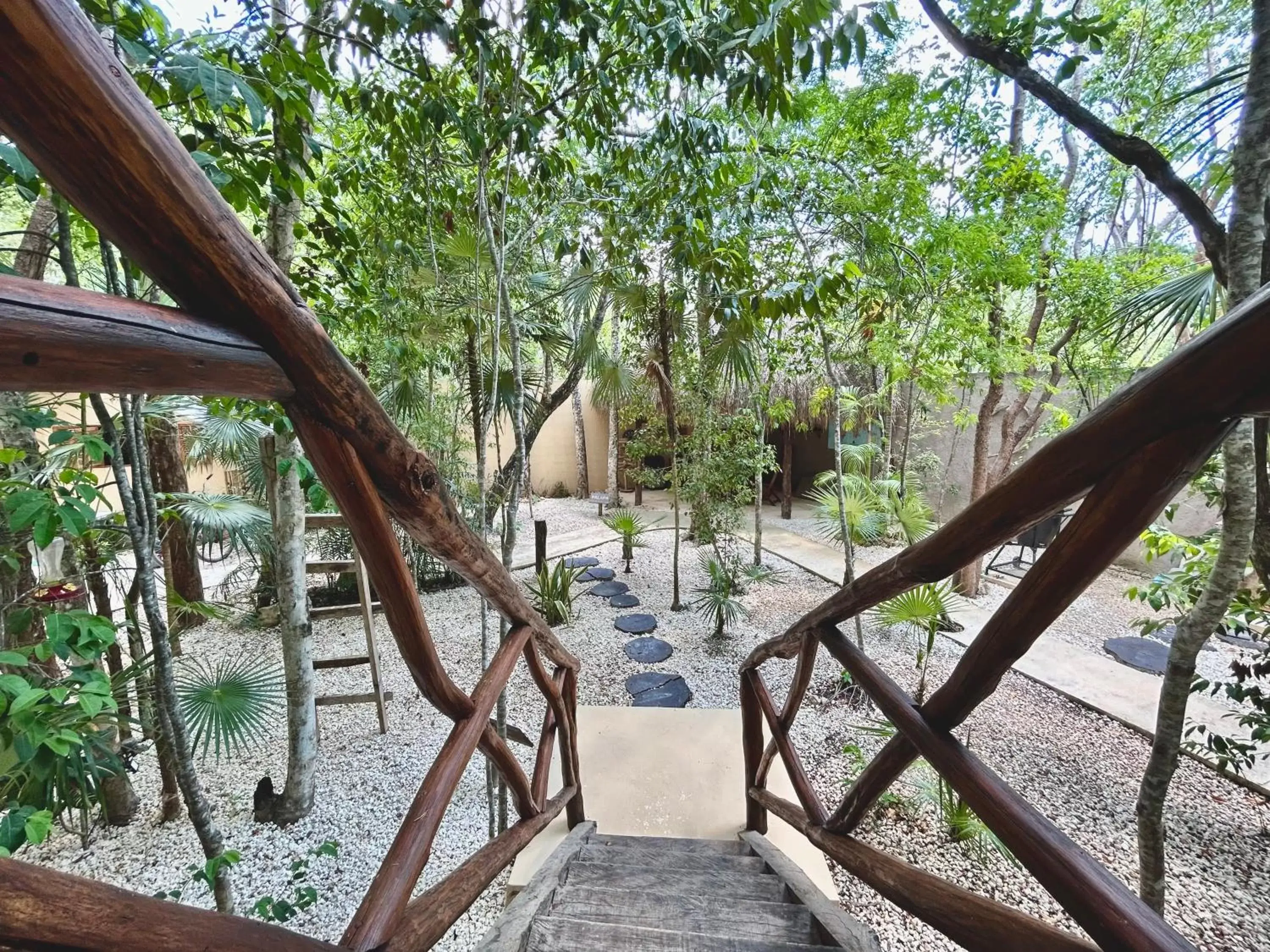 Children play ground in Aldea Xaan Ha Tulum