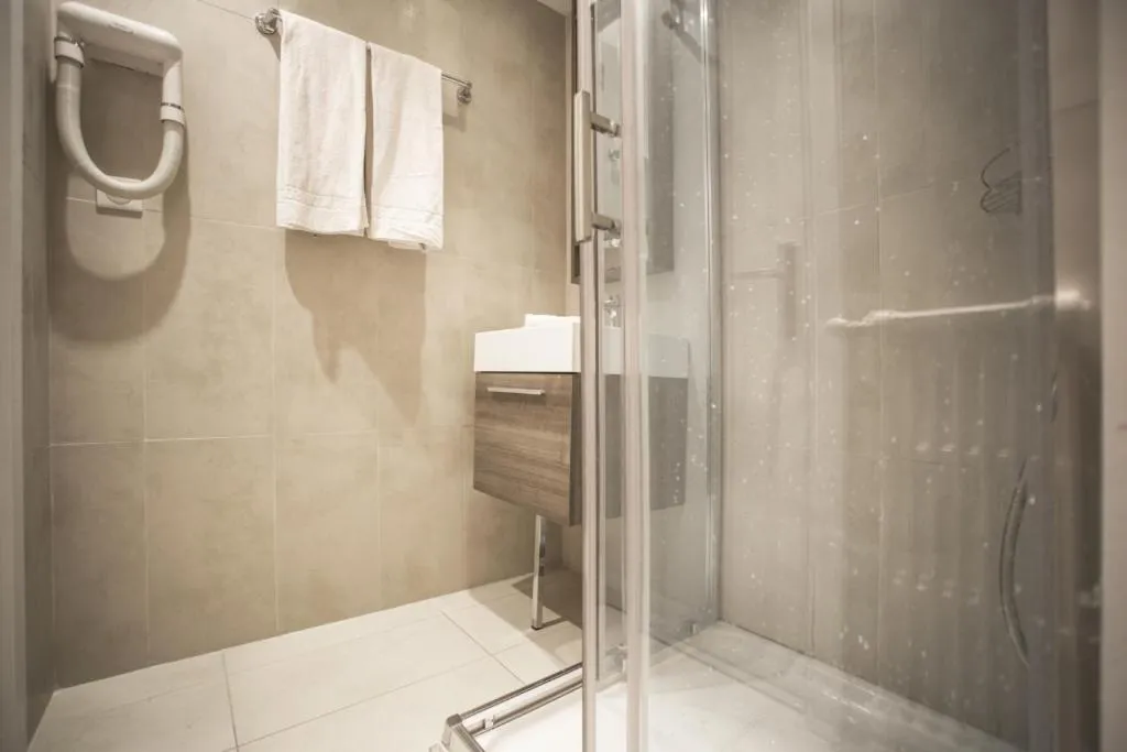 Bathroom in Hotel Schtak