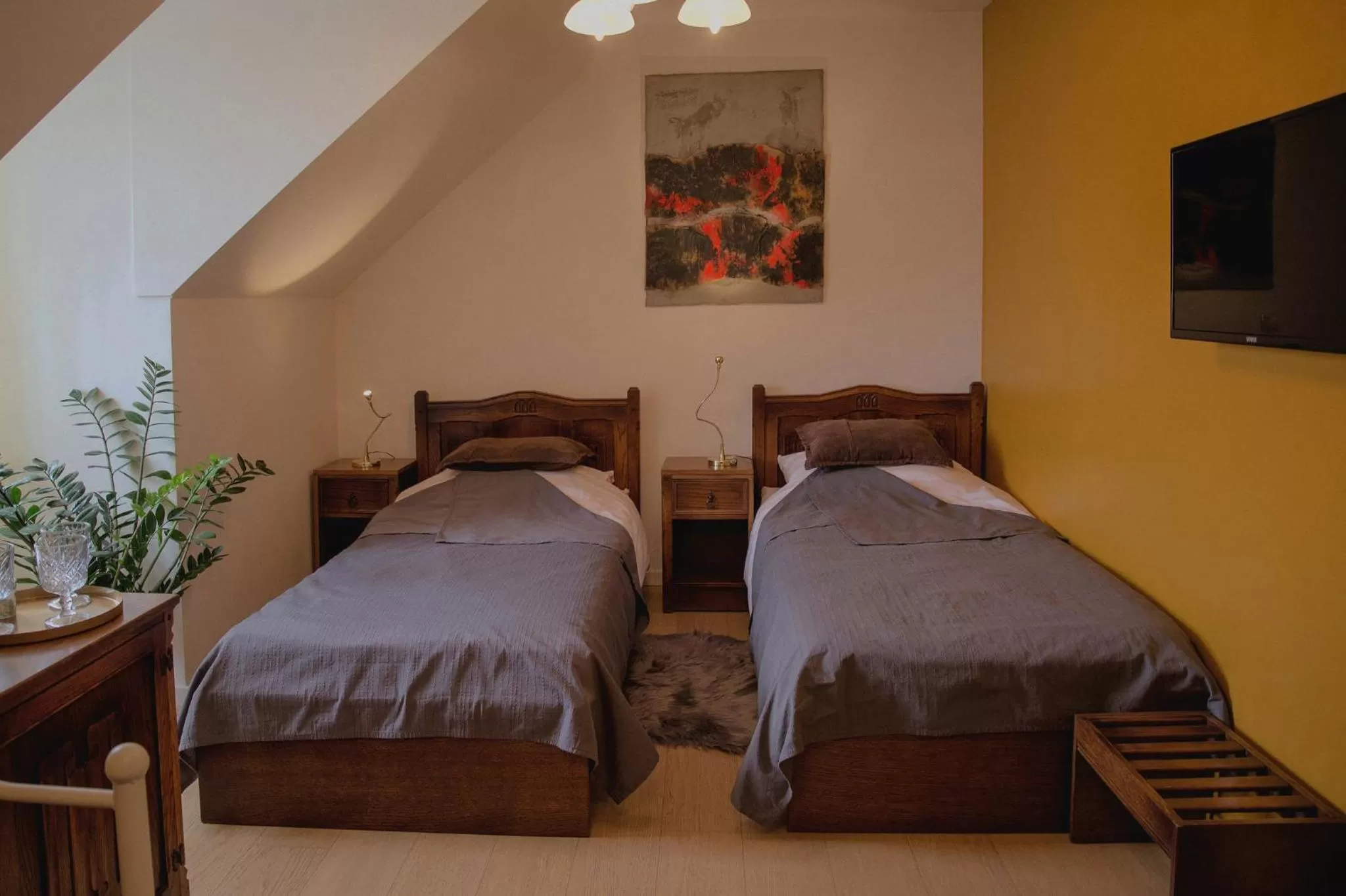 Bed in Splavar Rooms