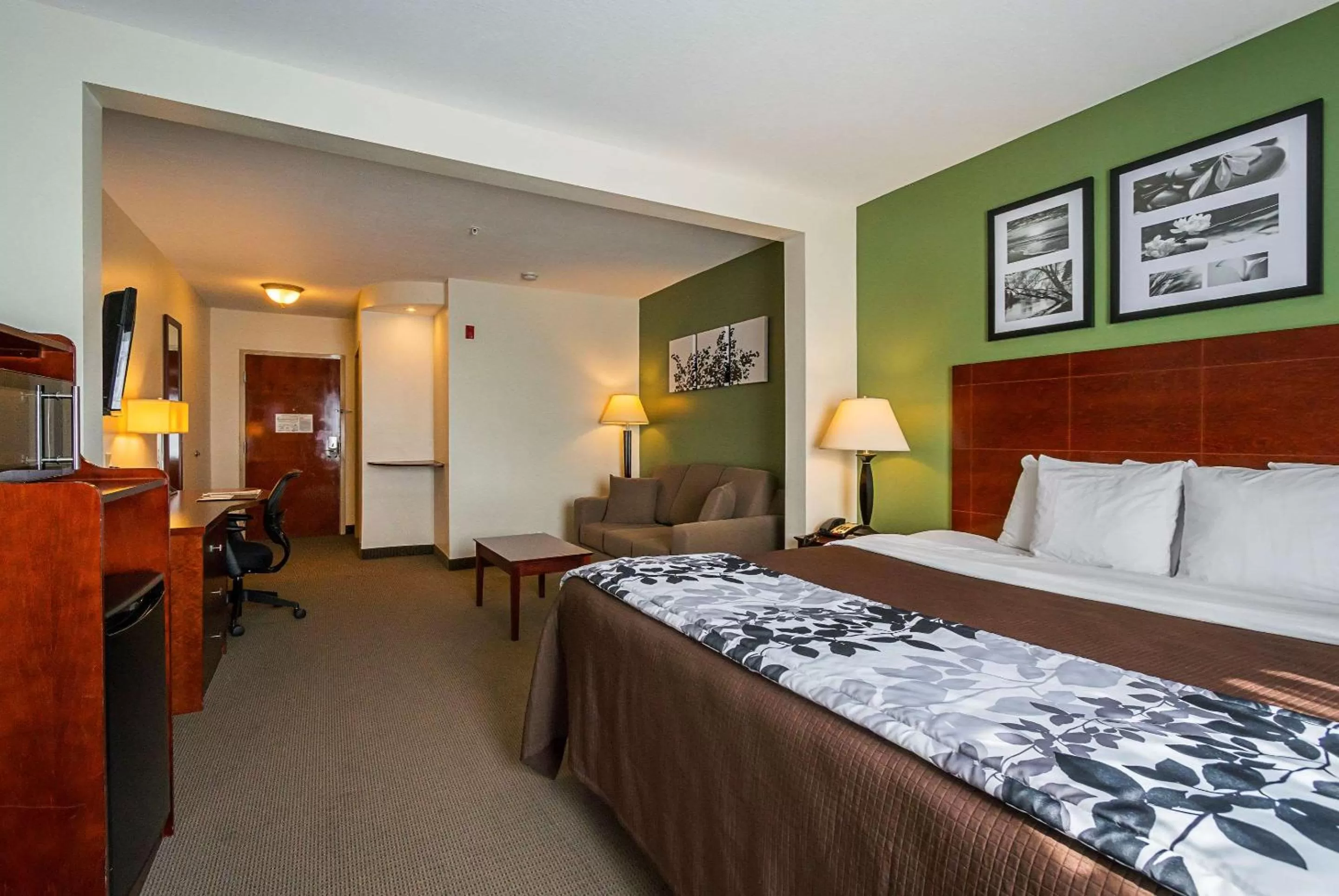 King Suite - Non-Smoking in Sleep Inn & Suites Manchester near Arnold AFB