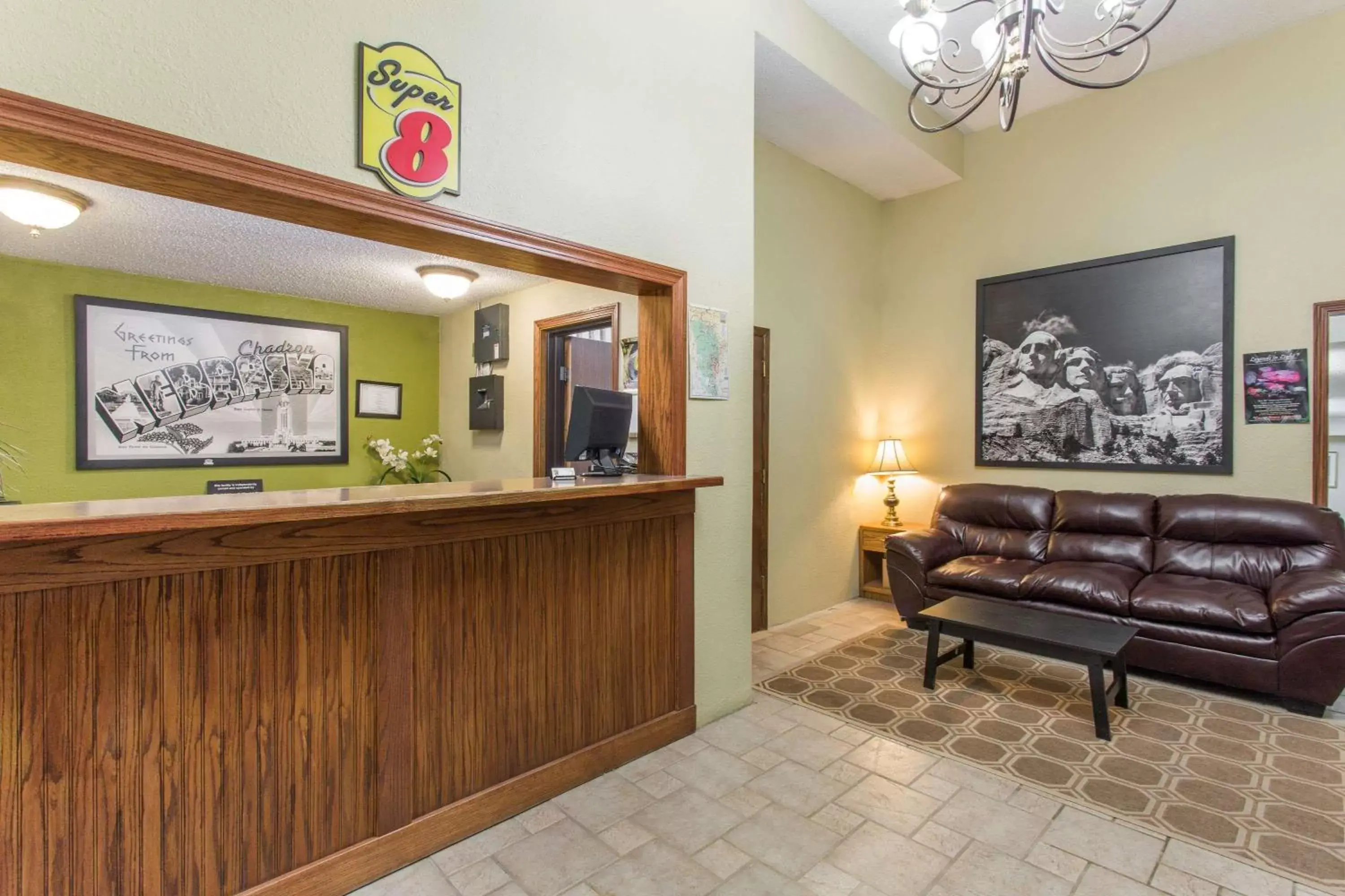 Lobby or reception in Super 8 by Wyndham Chadron NE Lobby or reception in Super 8 by Wyndham Chadron NE