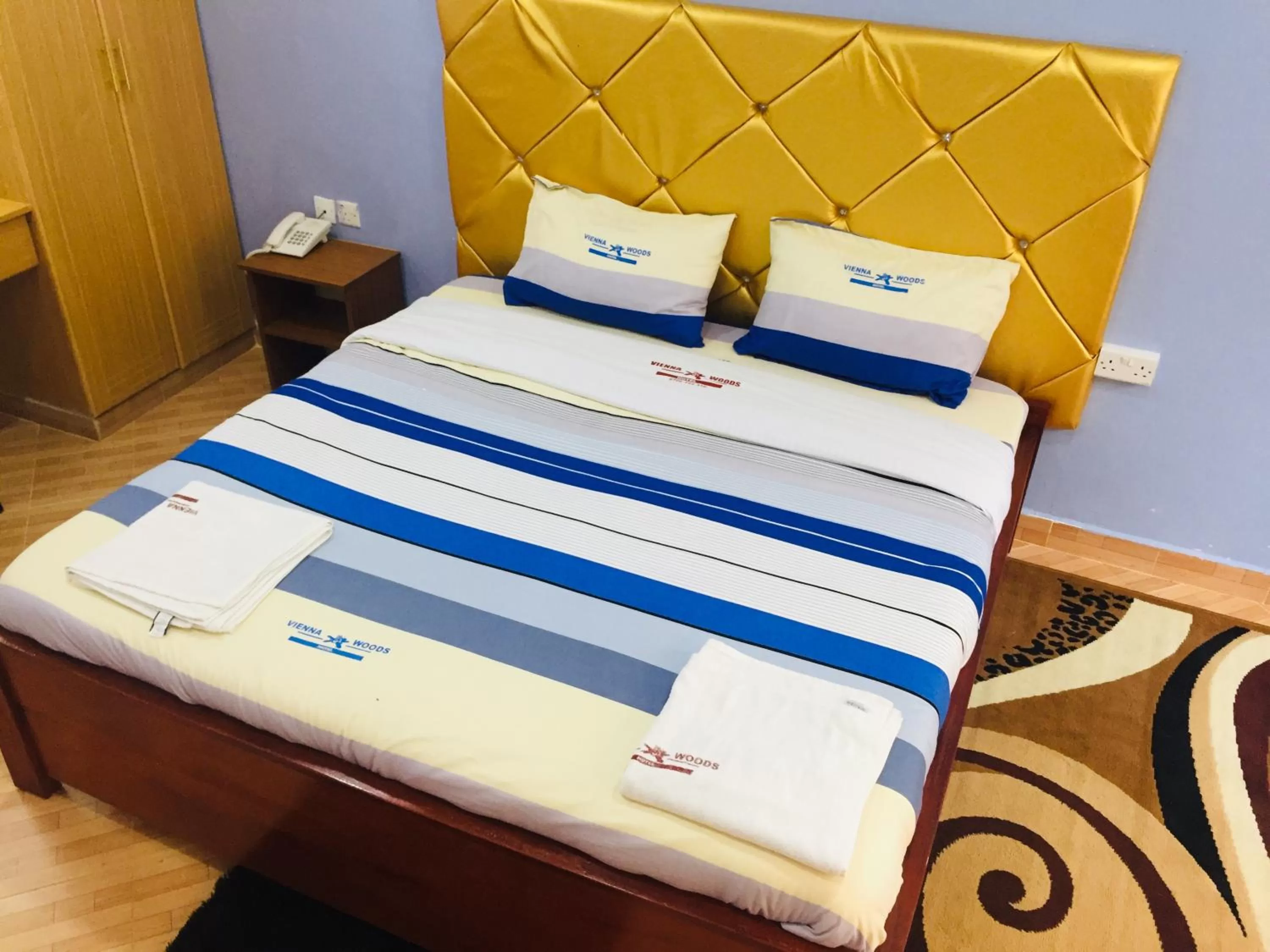 Bed in Vienna Woods Hotel Nakuru