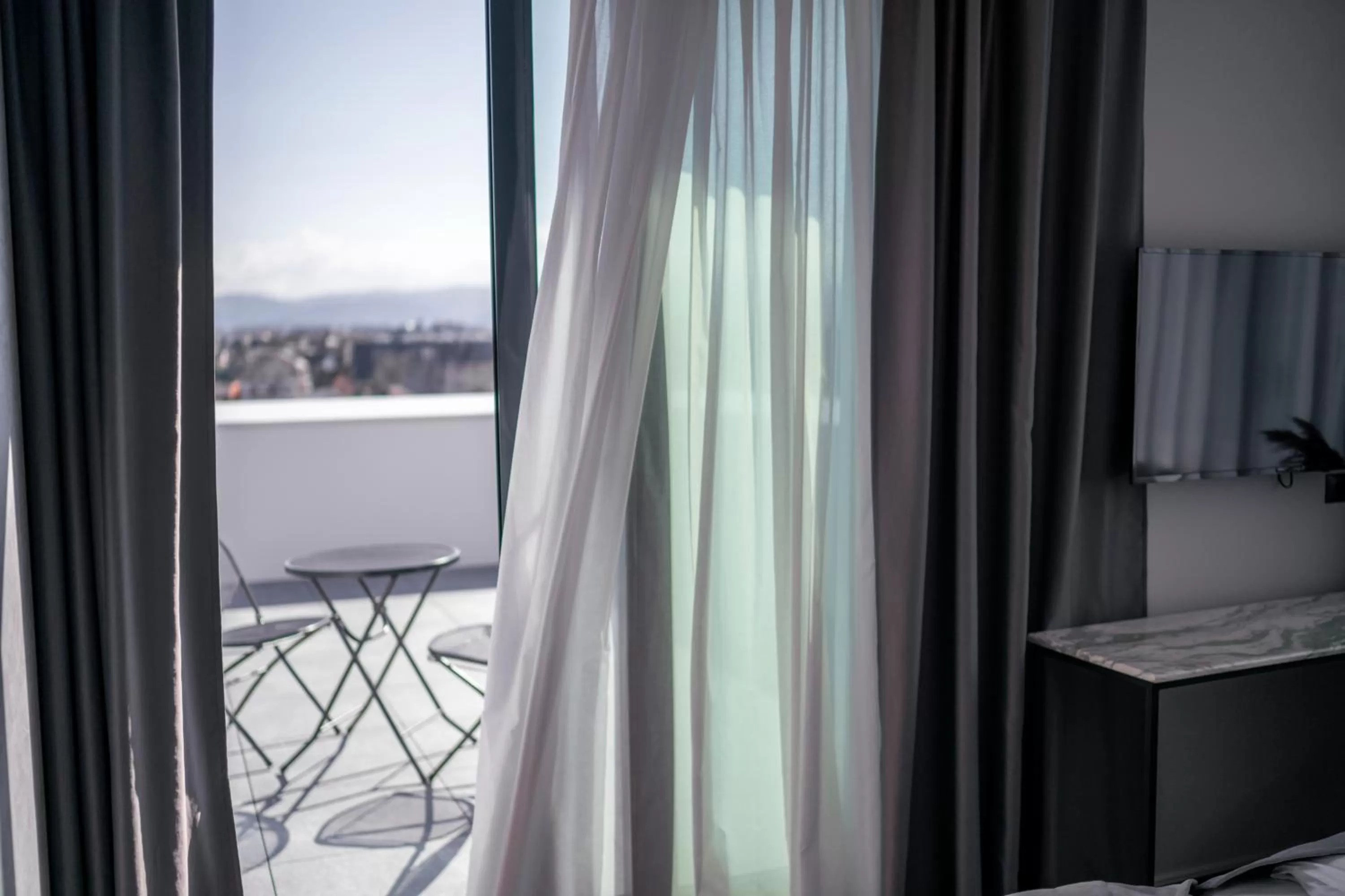 Balcony/Terrace in Hermanns Hotel & Spa Sibiu