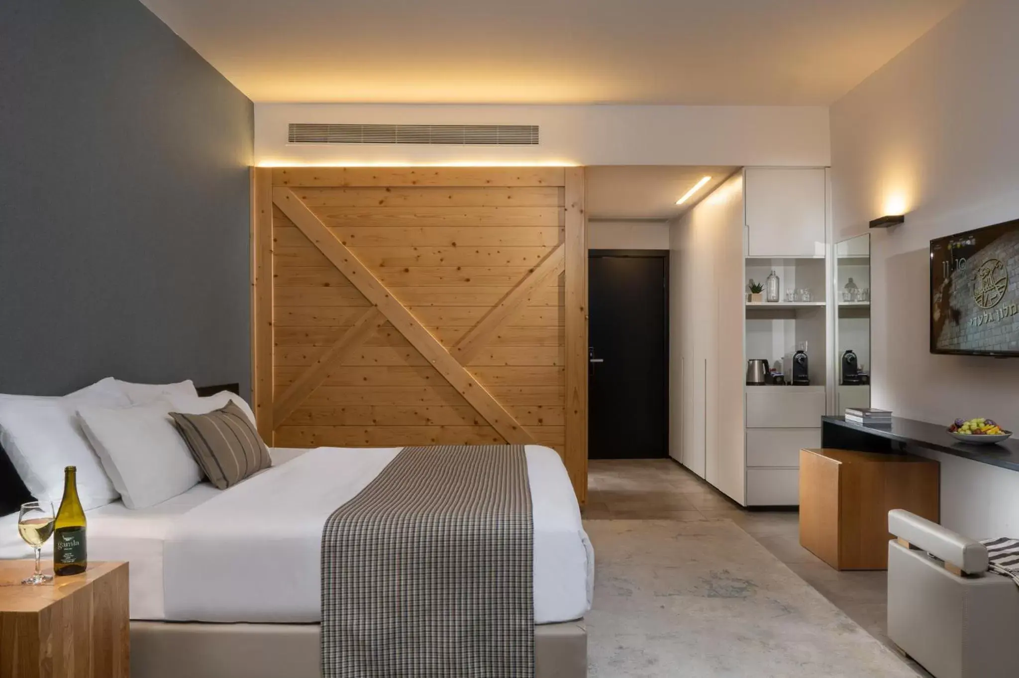 Bed in Giladi Hotel