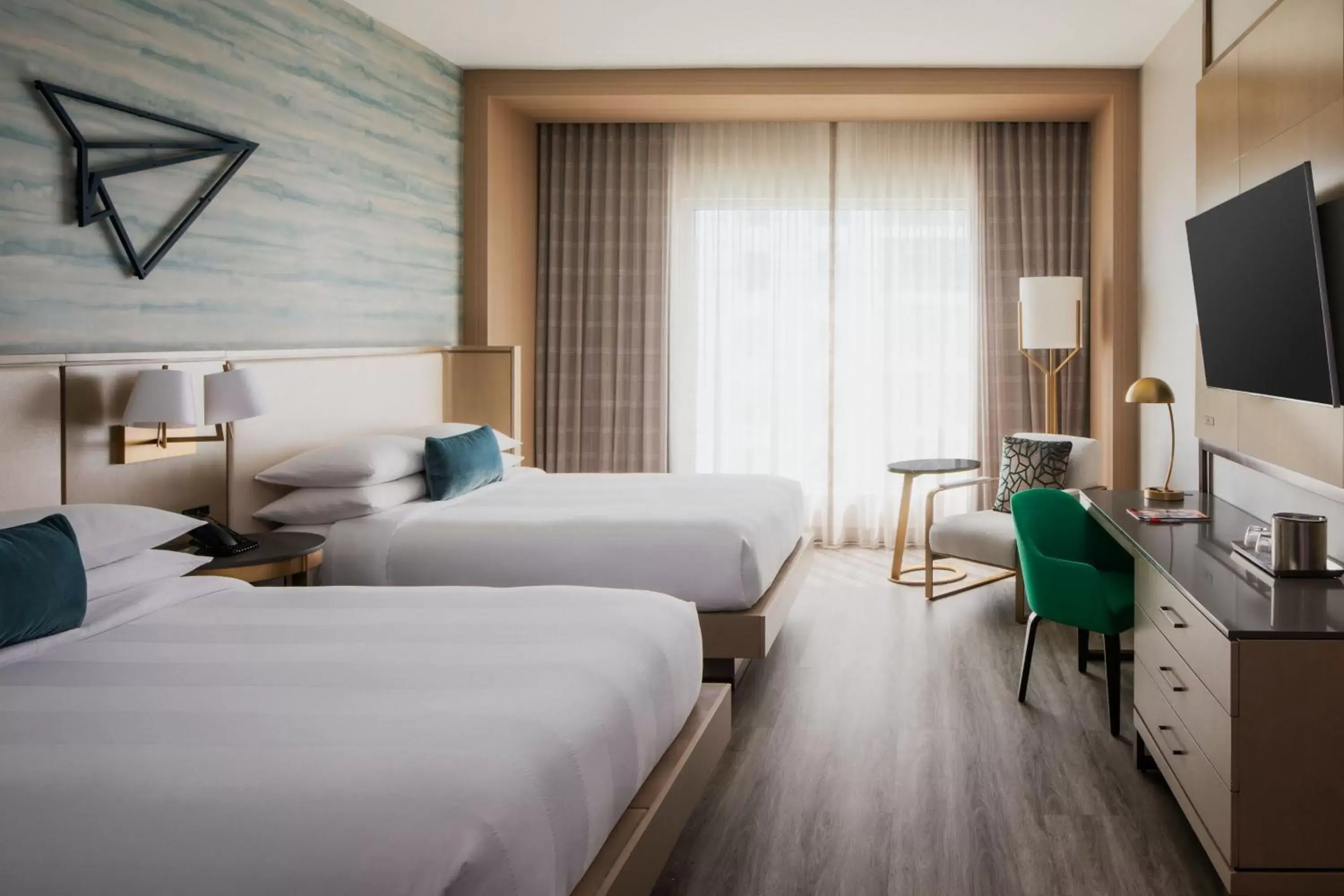 Standard Guest Room with  2 Queen Bed in Marriott Fort Lauderdale Airport
