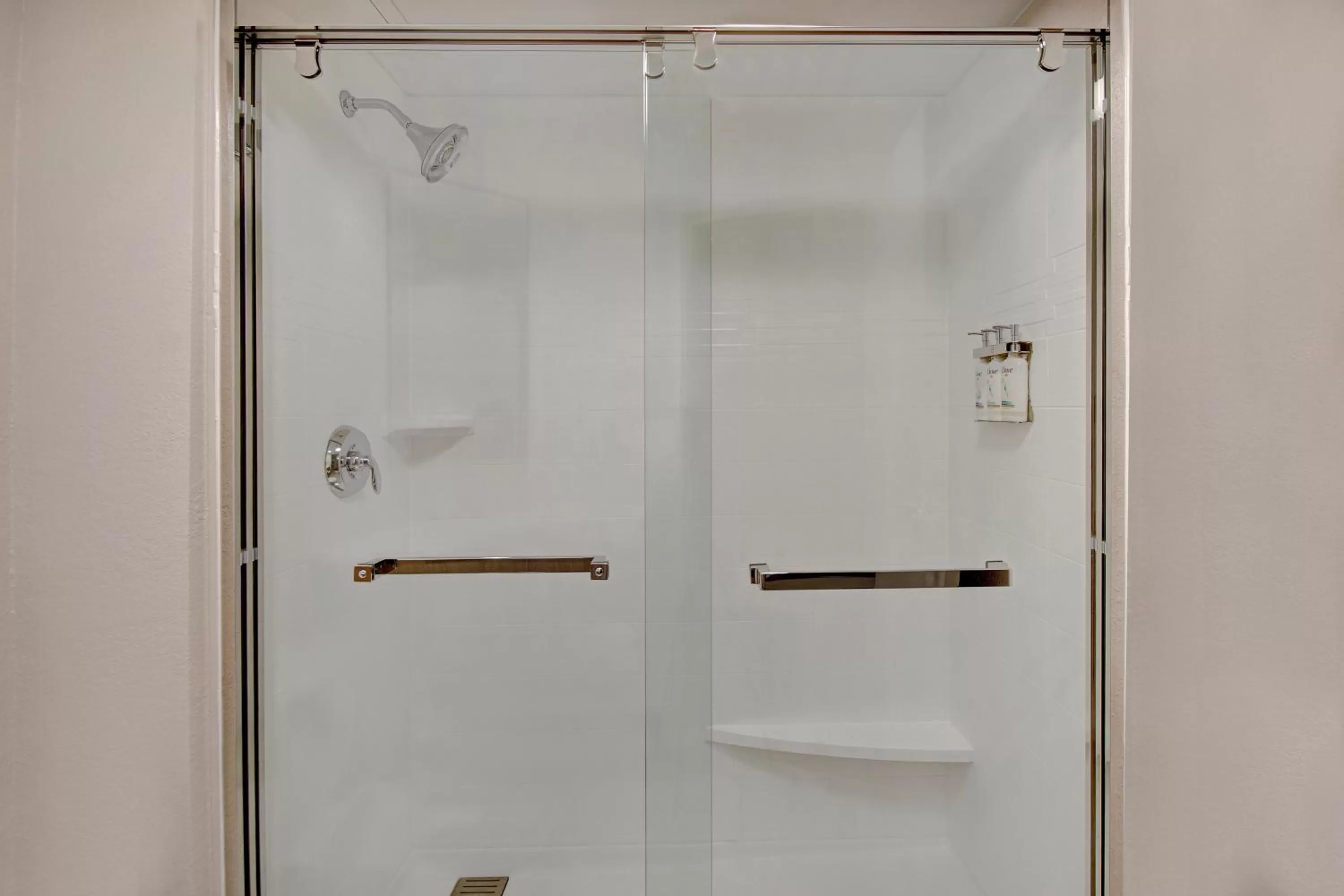 Shower in Holiday Inn Express Rochester - University Area by IHG