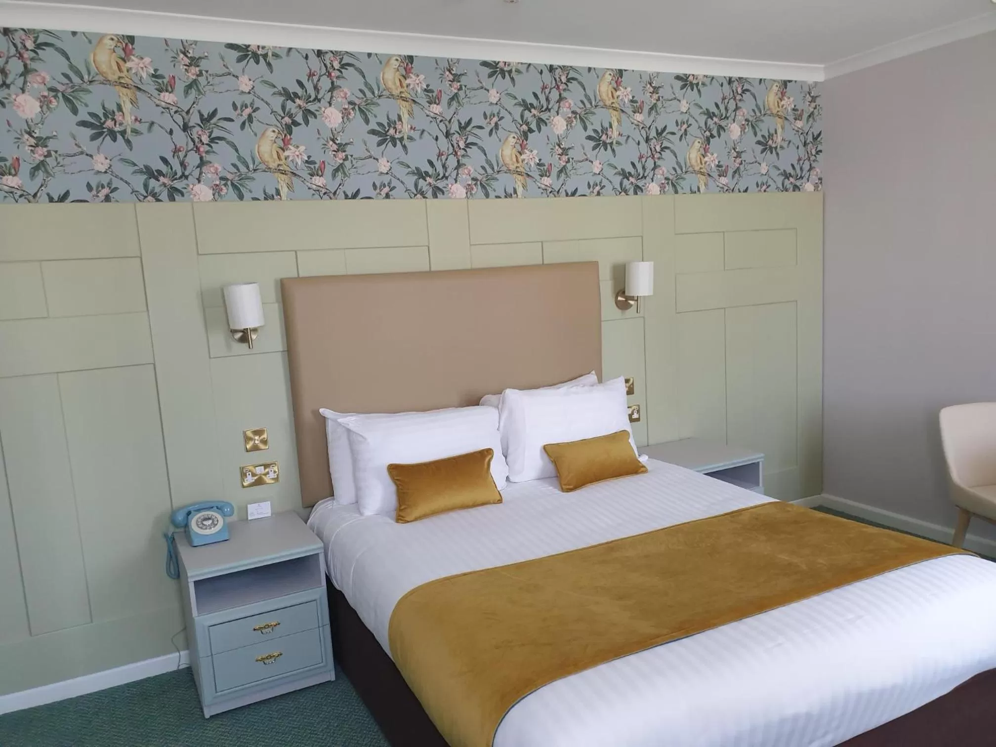 Bed in Stanton House Hotel