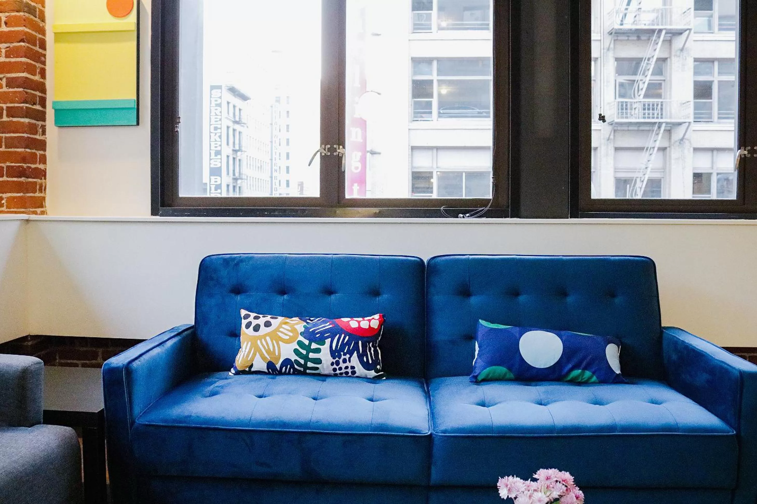 Seating Area in The Haas Suites