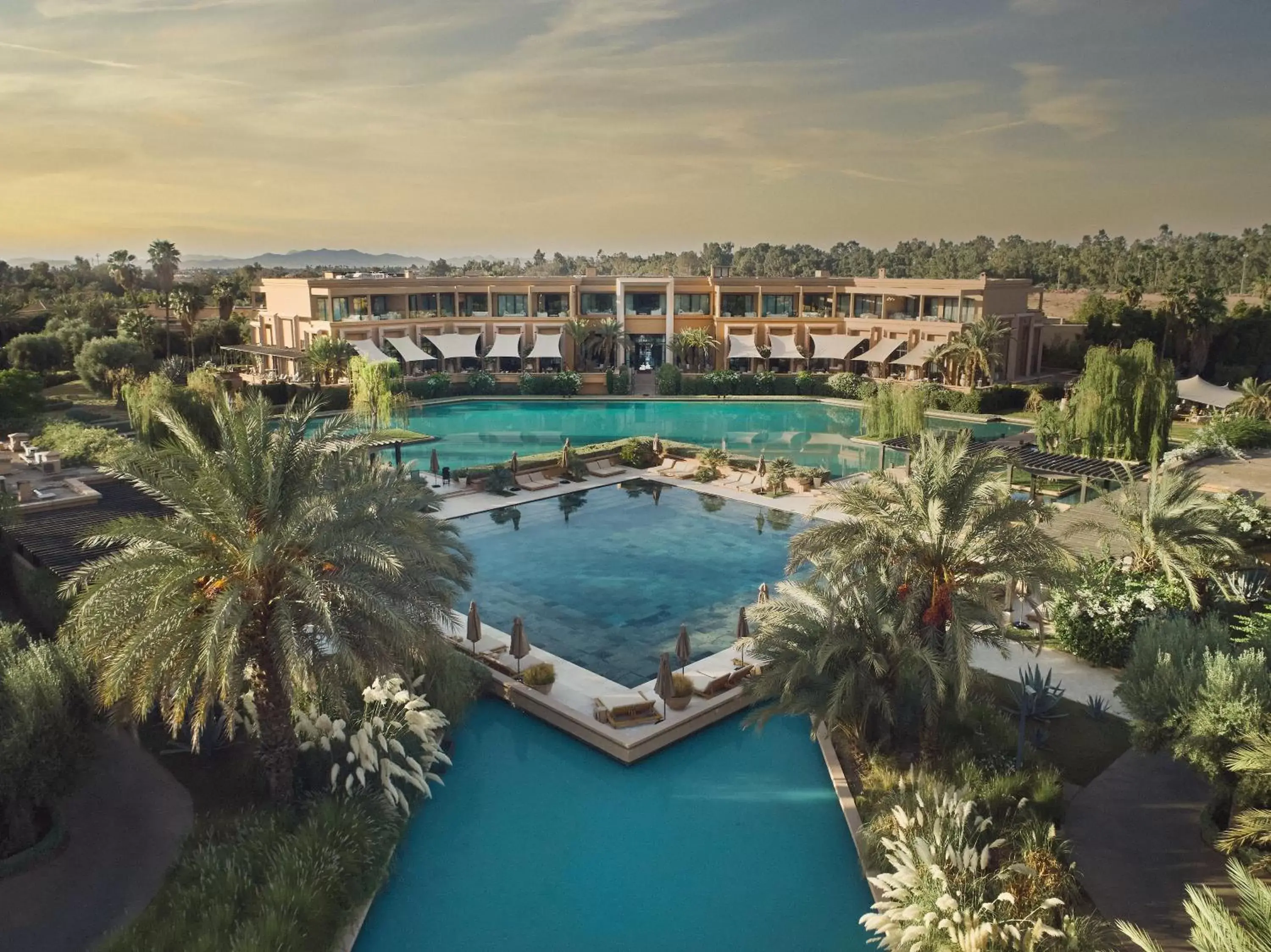 Property building, Pool View in Mandarin Oriental, Marrakech