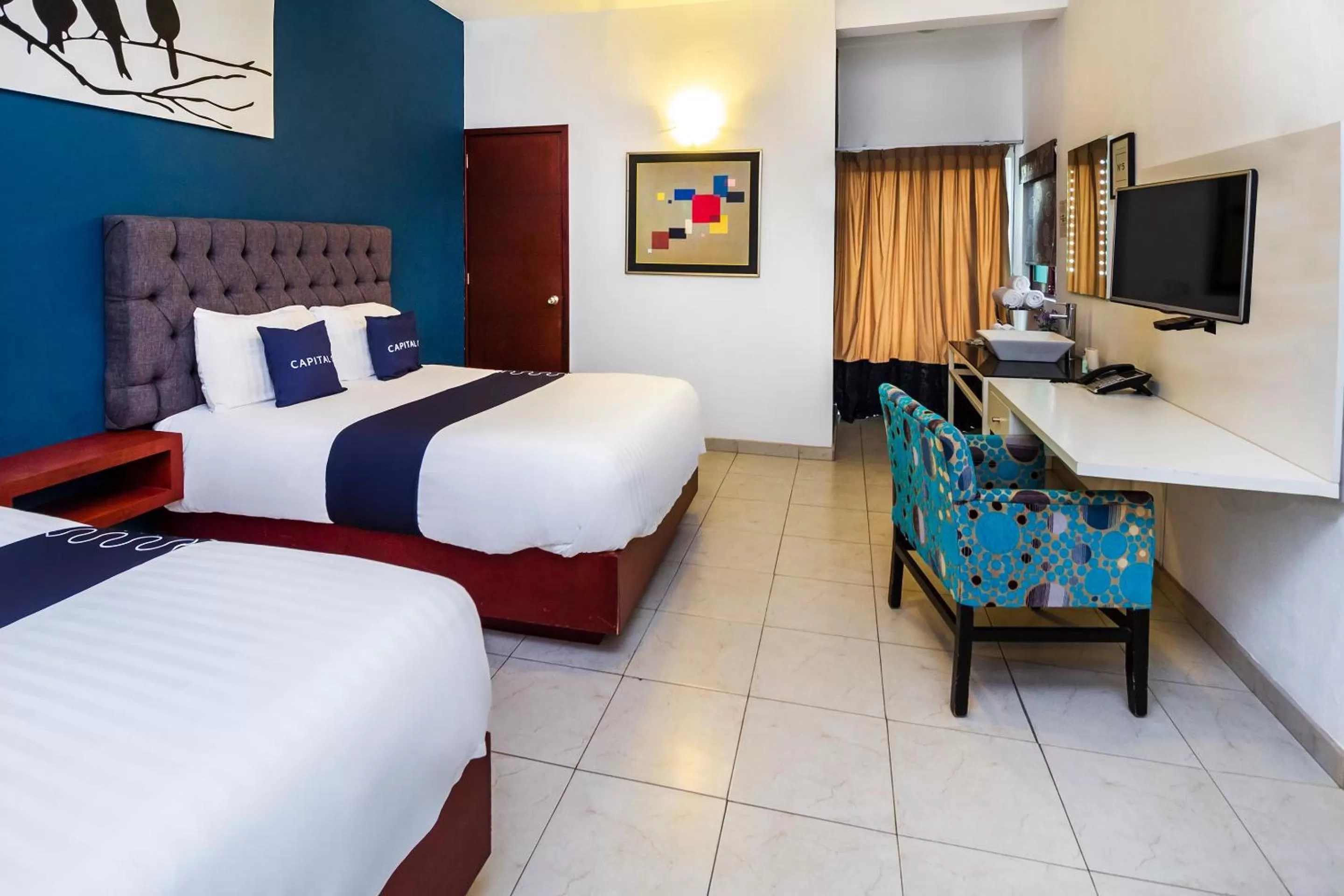 Bedroom, Bed in Capital O Hotel 522, Puerto Vallarta