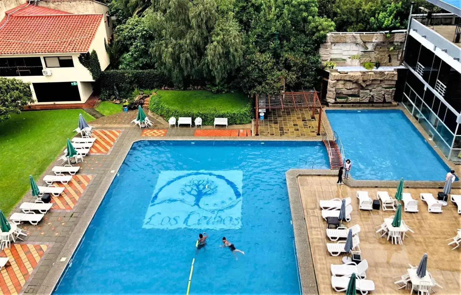 Pool View in Hotel Los Ceibos