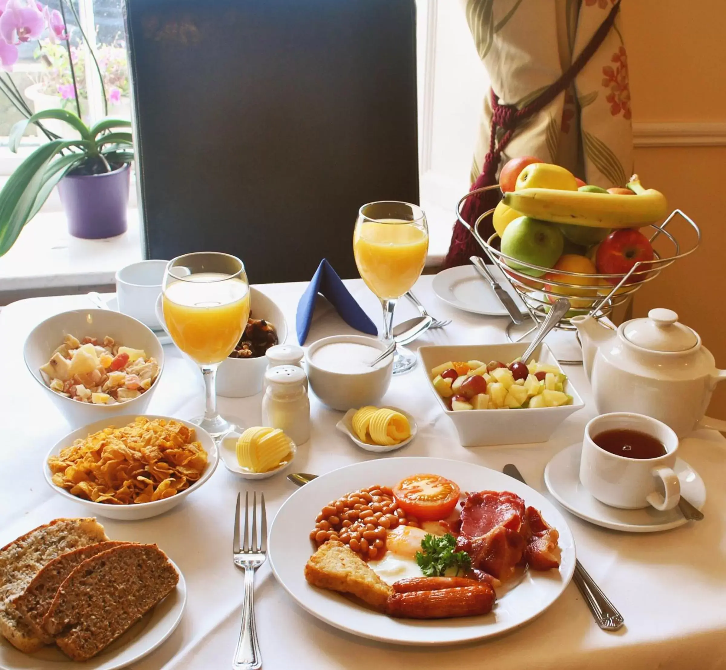 Breakfast in Baggot Court Townhouse