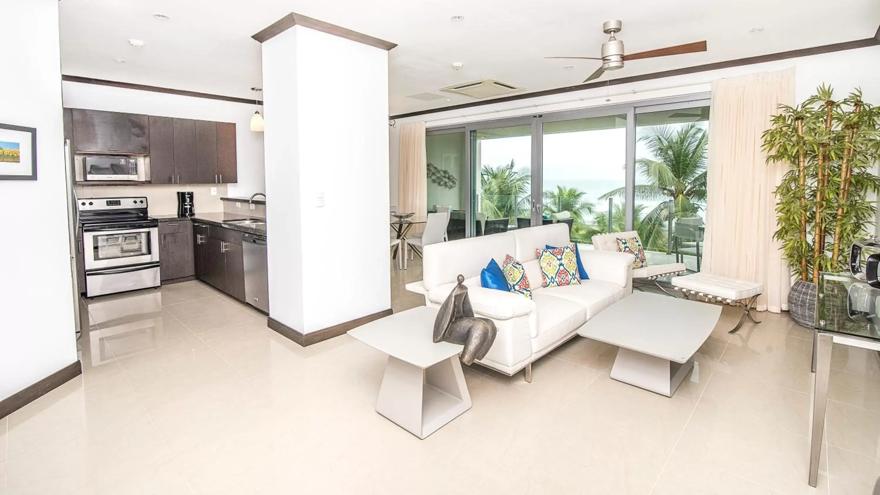 Seating Area in Best in Jaco Condos at Diamante del Sol