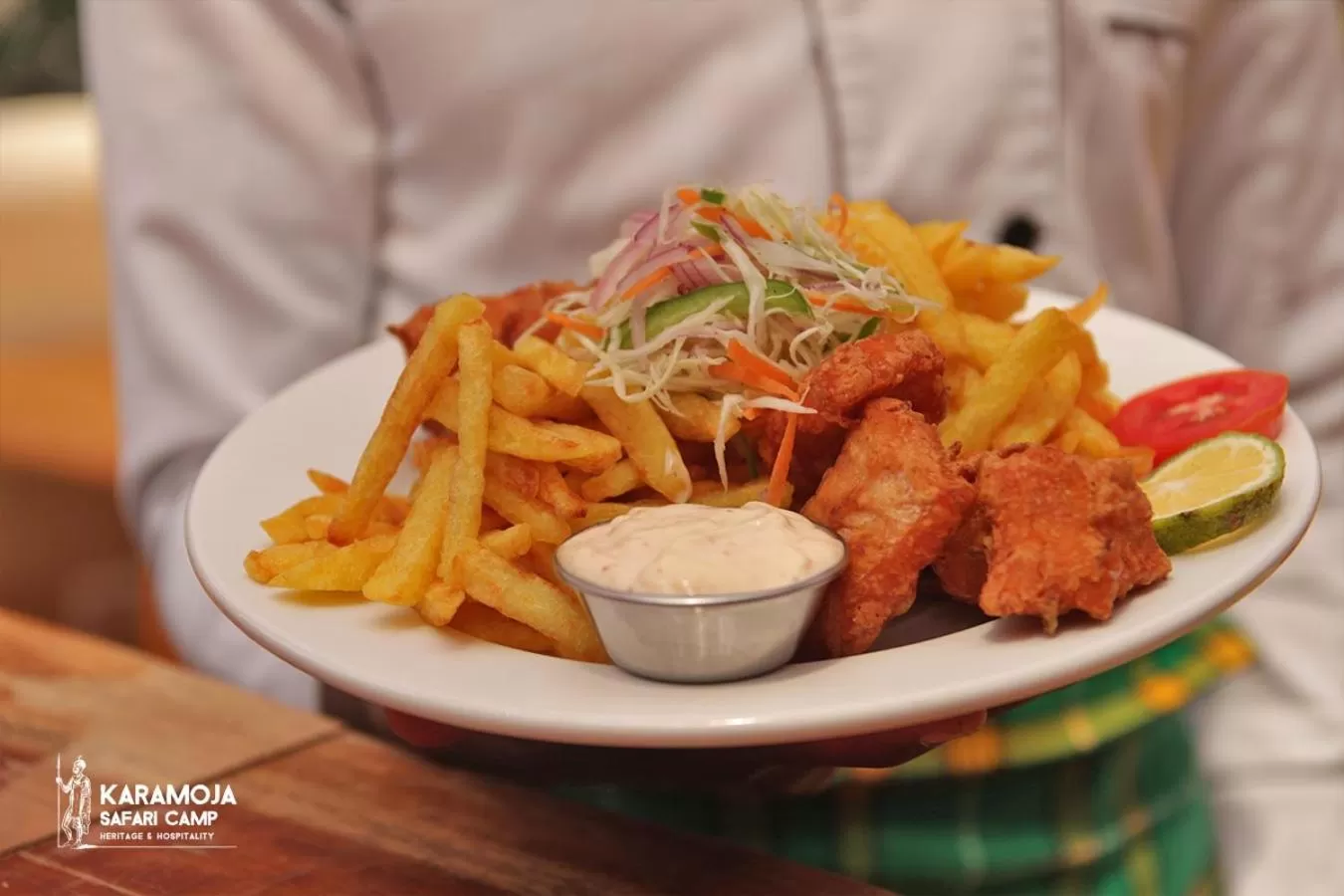 Food and drinks in Kara-Tunga Safari Camp