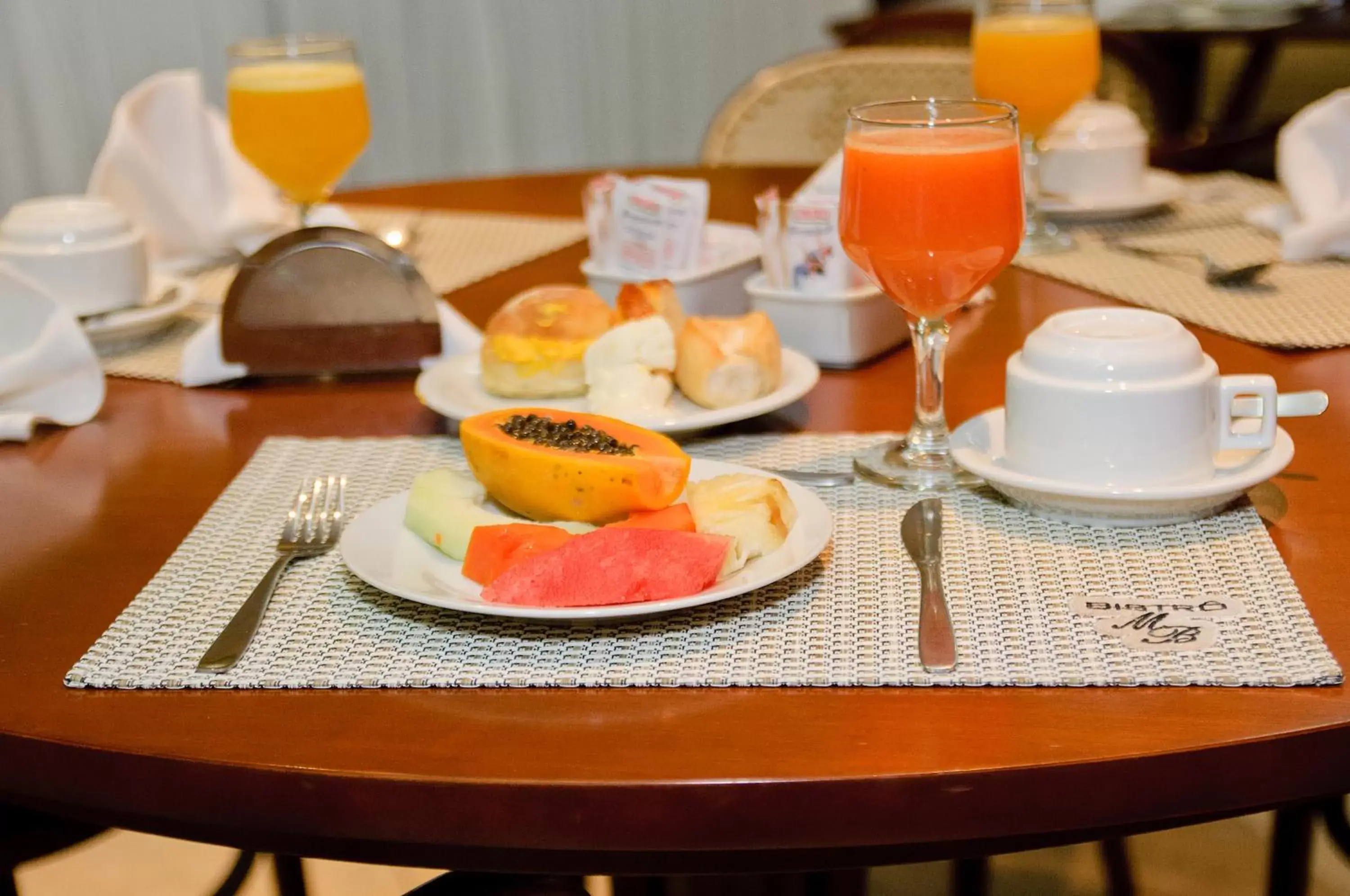 Breakfast in Mont Blanc Apart Hotel Nova Iguaçu