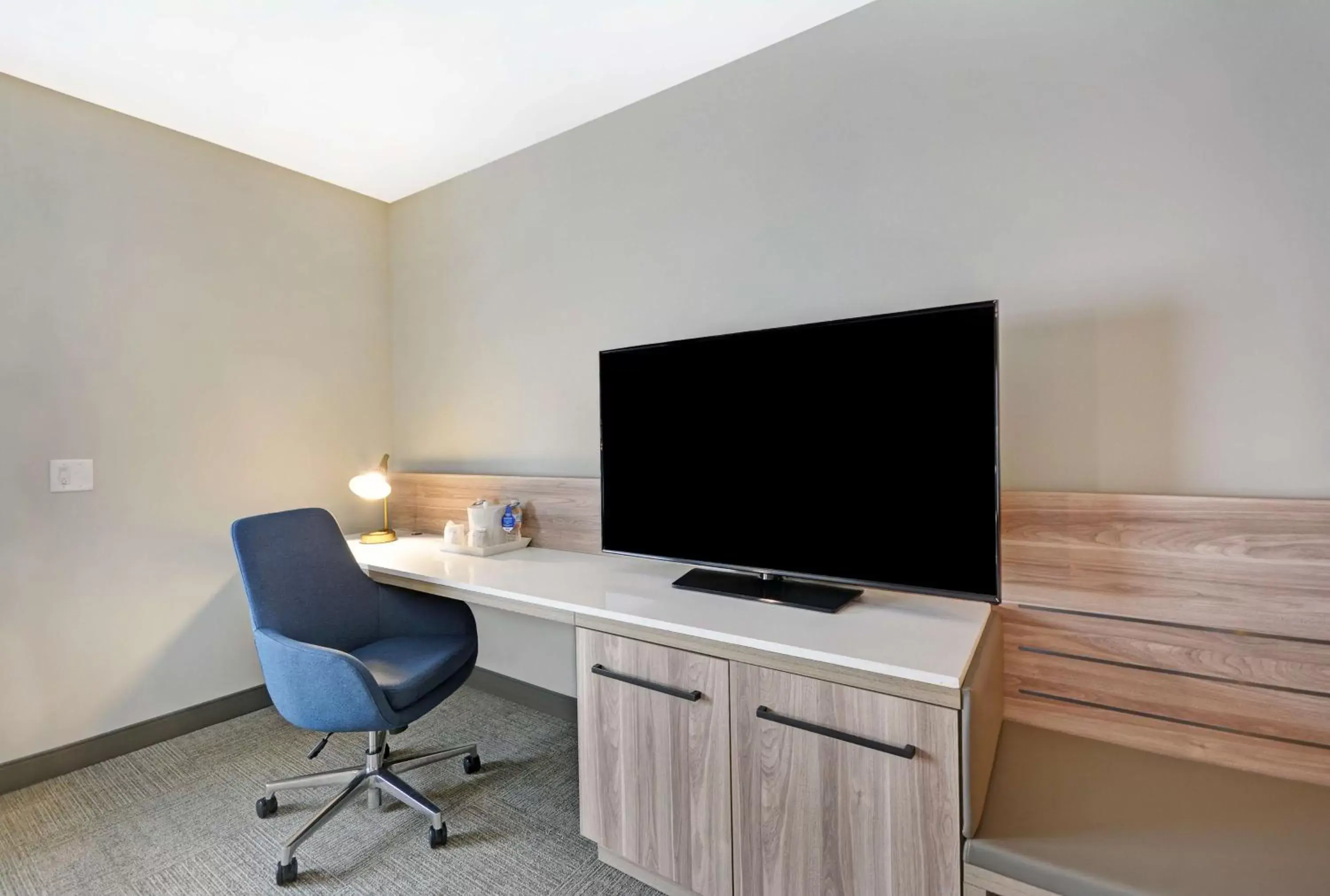 Bedroom, TV/Entertainment Center in Hilton Garden Inn Houston Hobby Airport