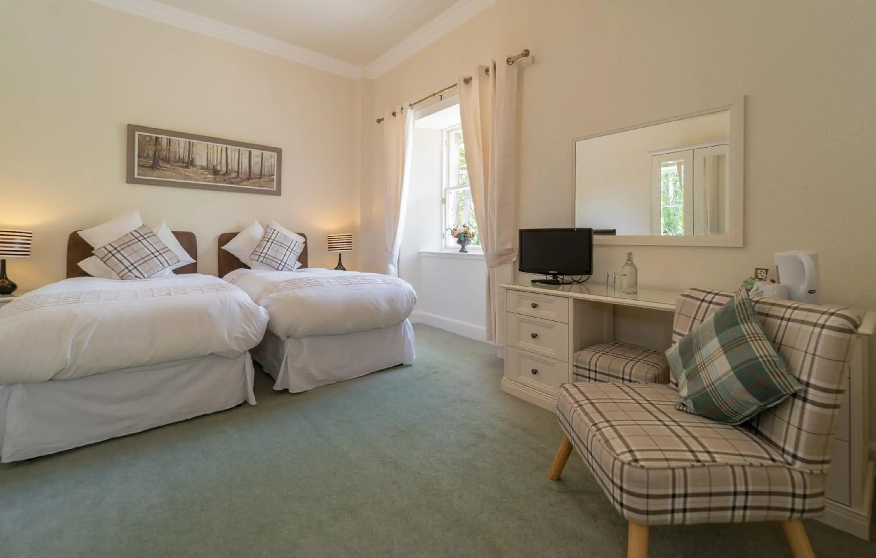 Bedroom in Bankton House Hotel