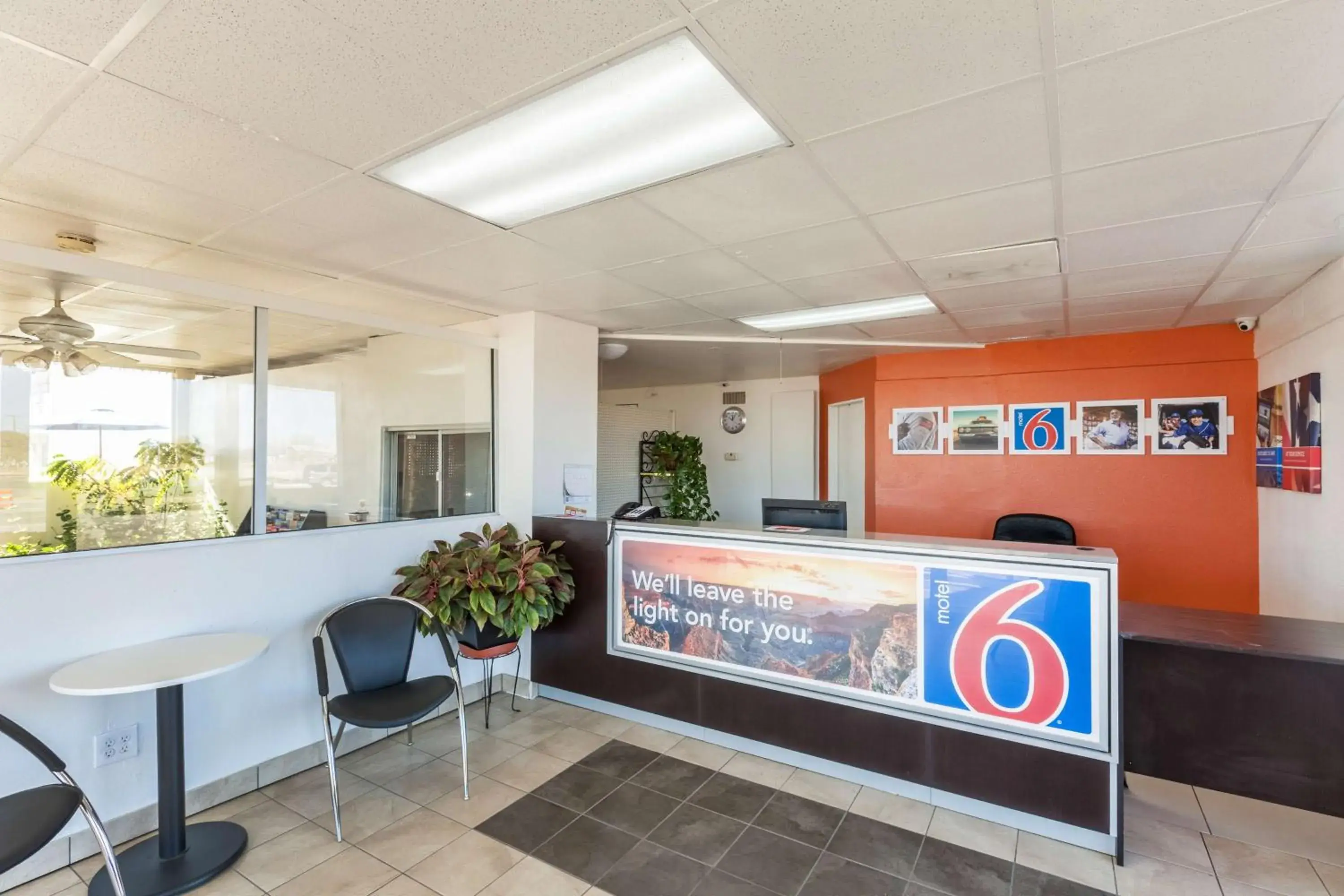 Property logo or sign, Lobby/Reception in Motel 6 Fort Worth, Tx - Stockyards