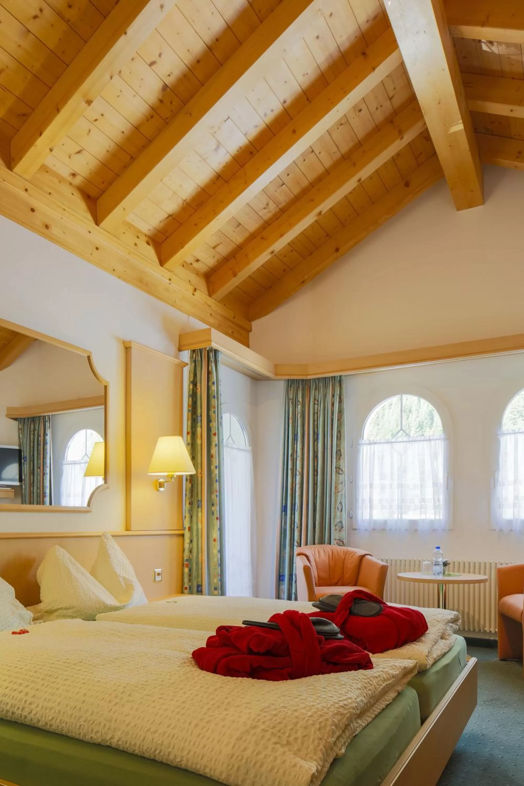 Photo of the whole room, Bed in Wellness- und Schneesporthotel Christiania